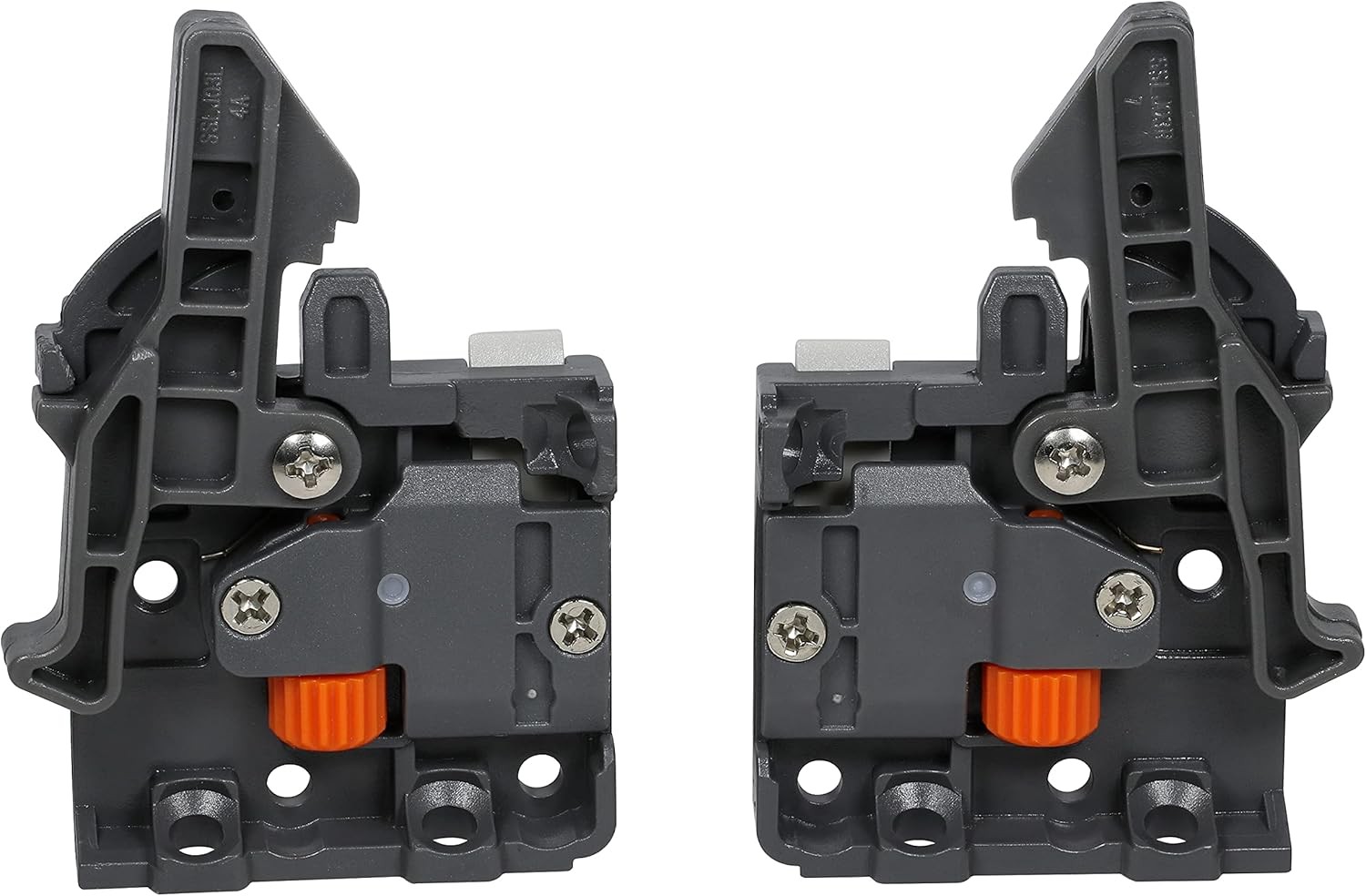 3 Pairs of DTC Undermount Drawer Left & Right Locking Device Set, Gray