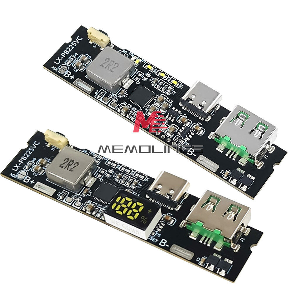 22.5W Dual USB PD 3.0 QC 4.0 3.0 Fast Charge Mobile Power Bank Charging Module