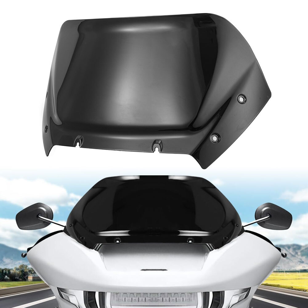 Plastic 10'' Windshield Windscreen Fits For Harley Road Glide FLTRX 2024-2025
