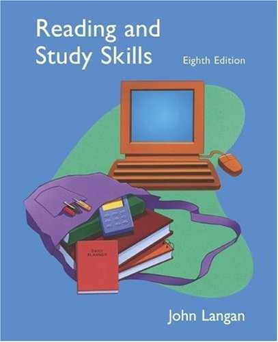 Reading and Study Skills with Student - Paperback, by Langan John - Very Good