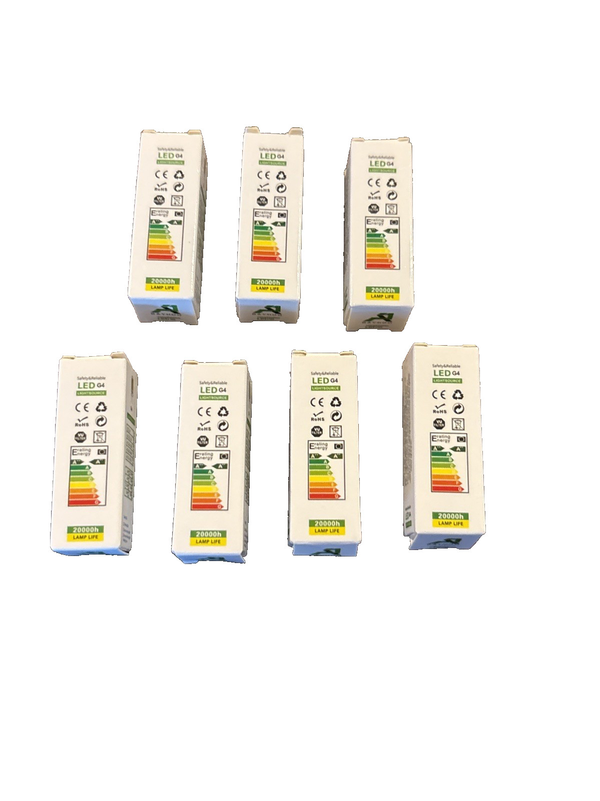 RAYHOO G4 Base LED Light Bulbs - Warm White 3000K 3 Watt * 7 Available *
