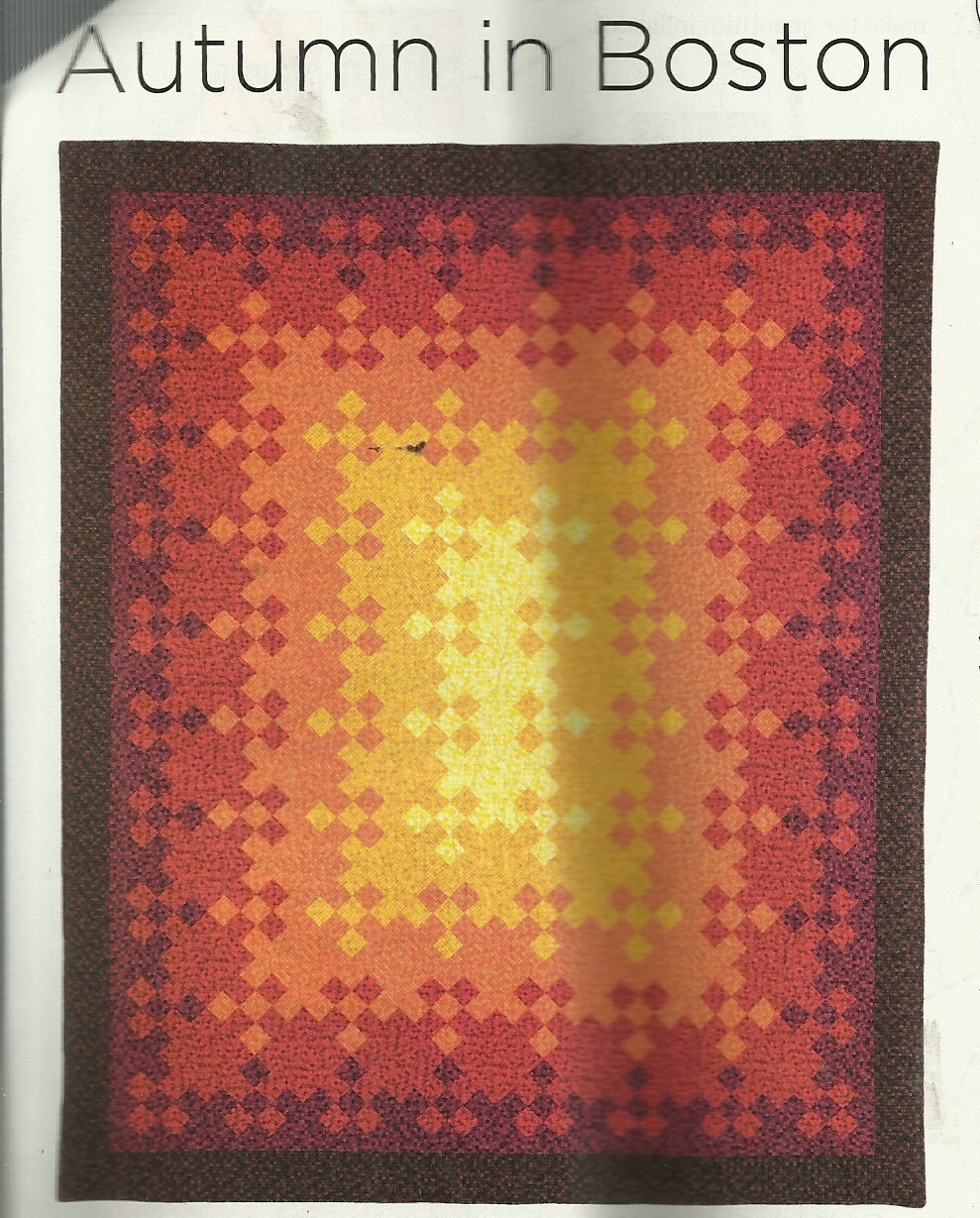 B0564 AUTUMN IN BOSTON QUILT PATTERN/INSTRUCTIONS