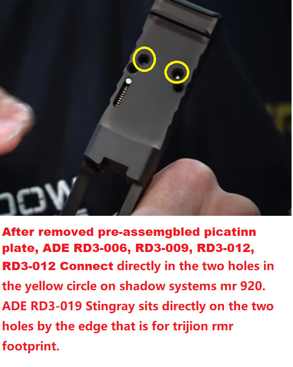 ADE RD3-009-D Red Dot Sight for PSA Dagger Pistol with Doctor Cut
