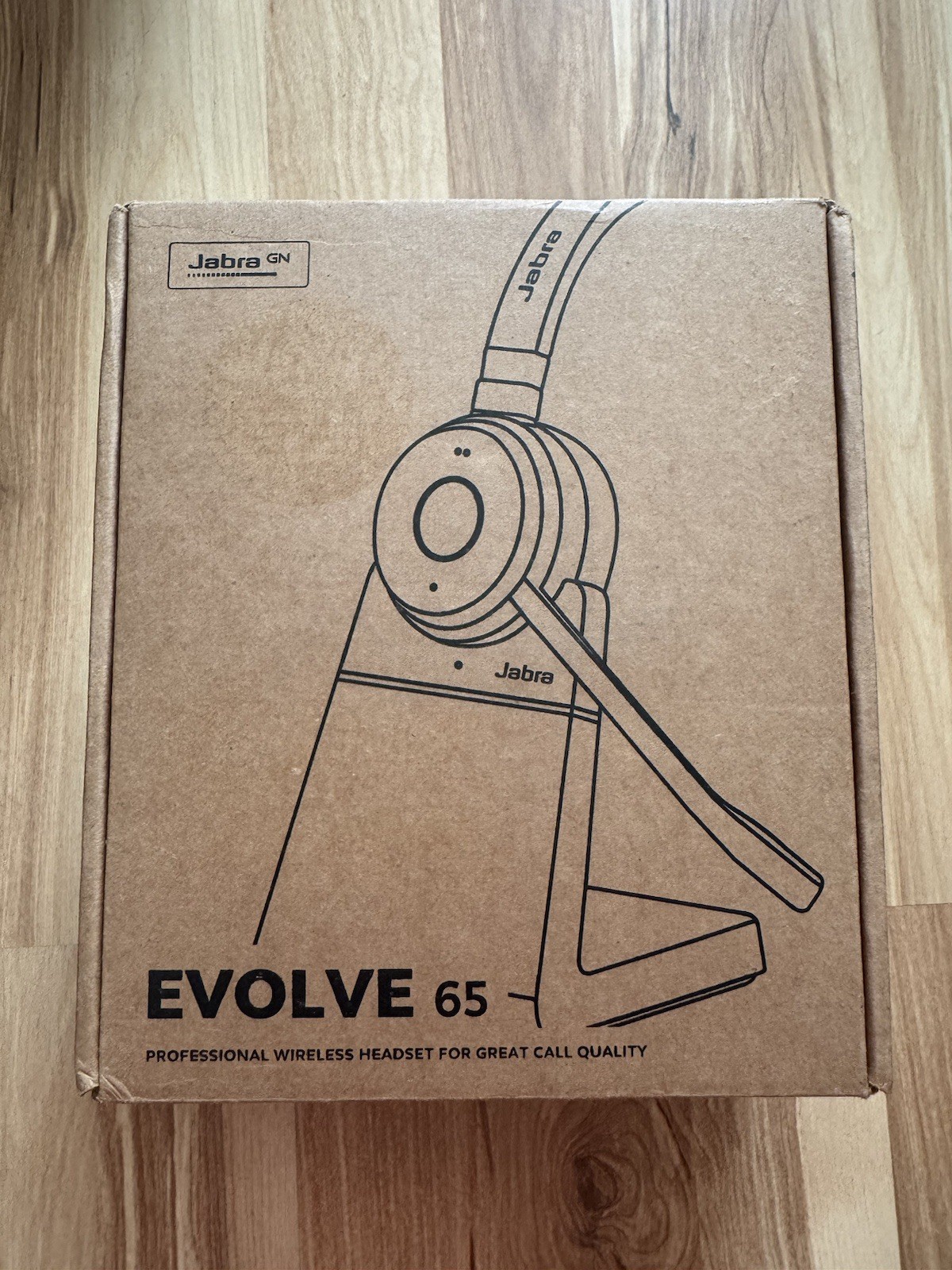 Jabra Evolve 65 TE USB-A MS Stereo Stand - New Open Box