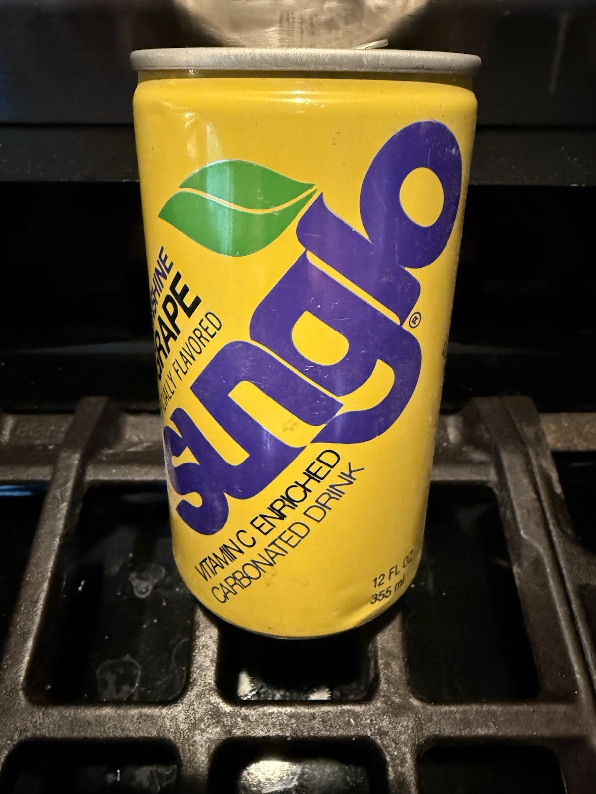 Vintage SUNGLO 12oz. Empty Aluminum Soda 🥤 Can Grape 🍇