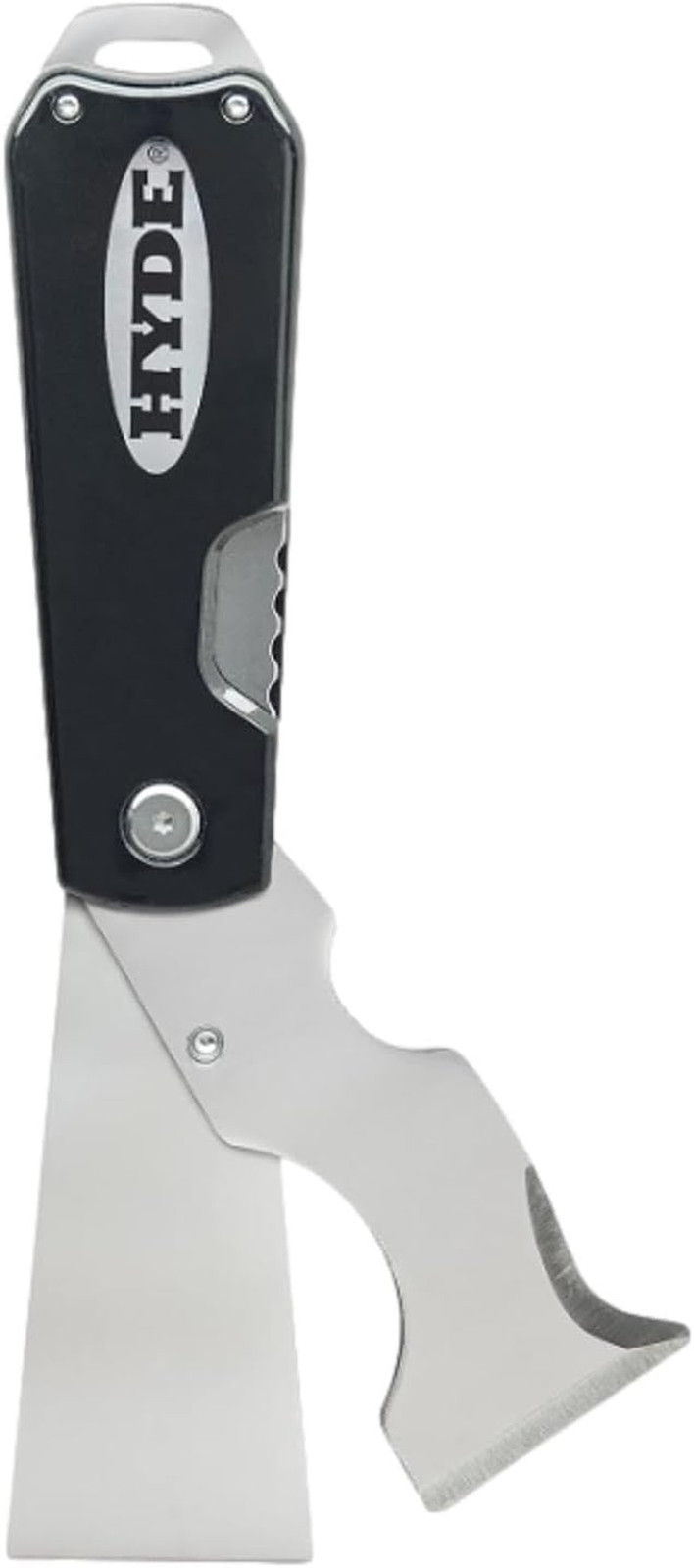 Dual Blade Folding Painter'S Tool 5-In-1 Stainless Steel Folds Closed, Flex 1-1/