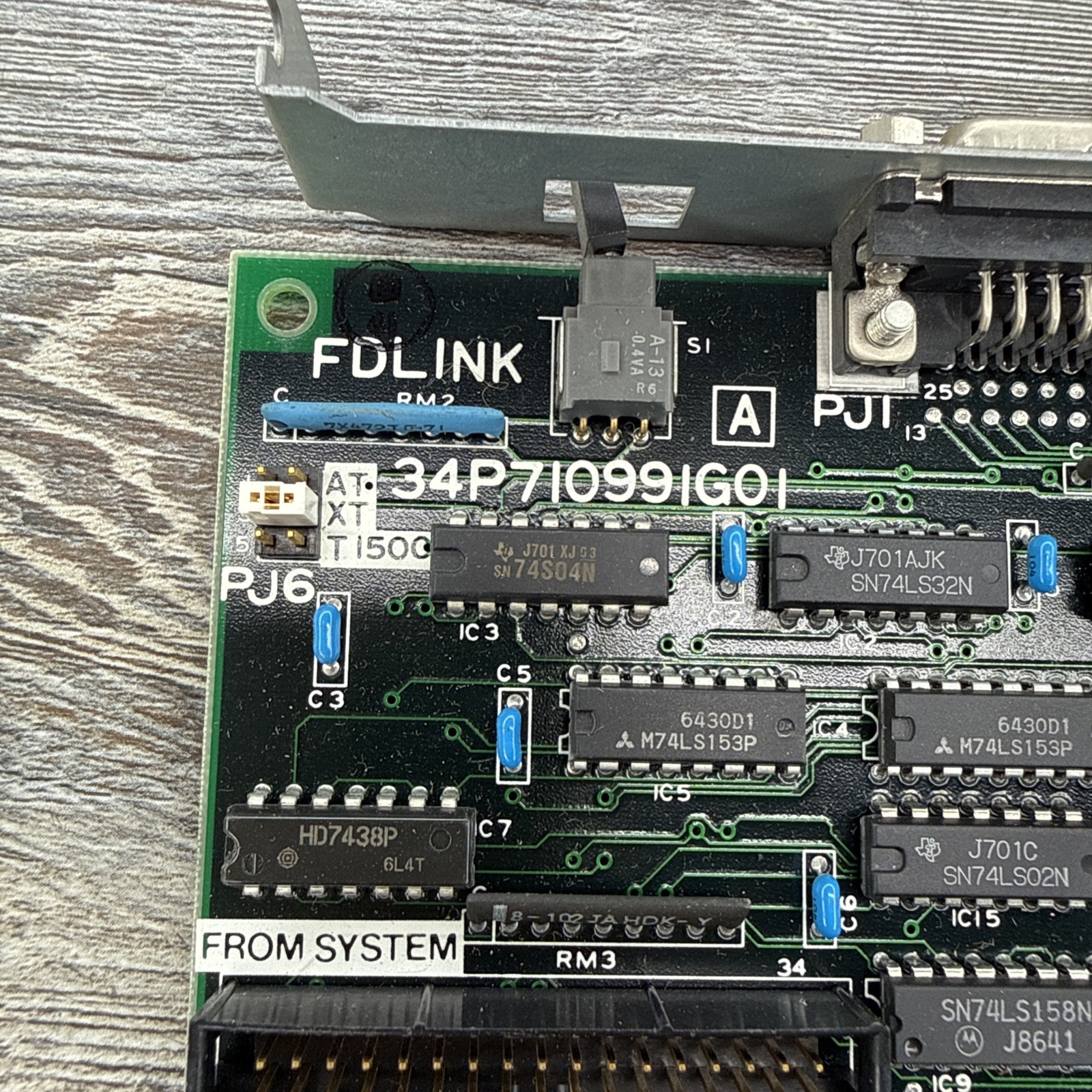 FDLINK vintage ISA interface card NEP-16T - Untested - For Parts / Repairs.