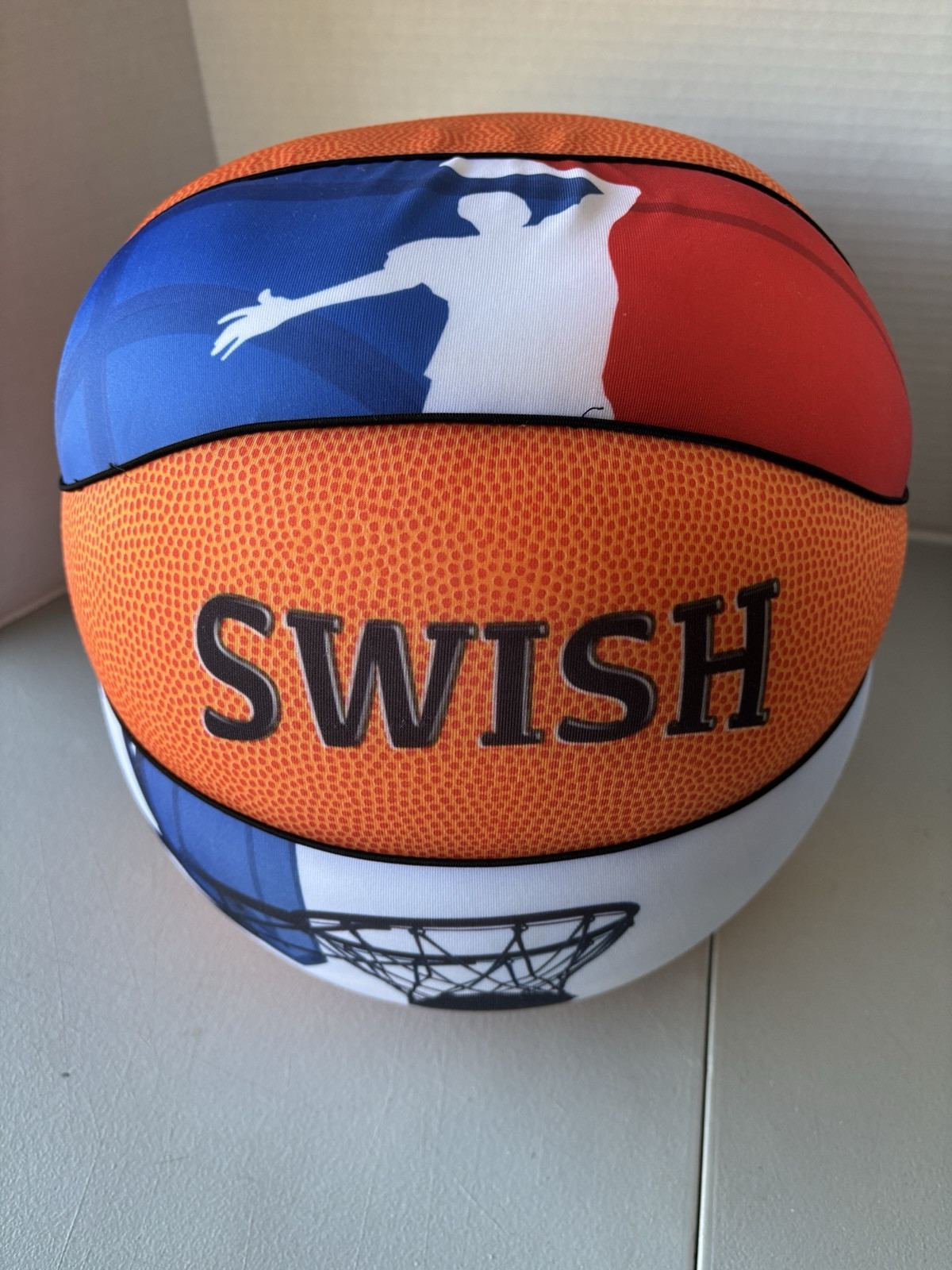 Basketball Swish Pillow 16" Super Soft By Iscream Bedroom Dorm Travel