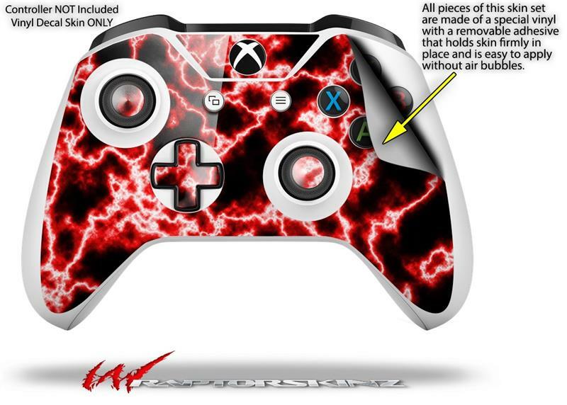 Skin for XBOX One S X Controller Electrify Red Vinyl Decal
