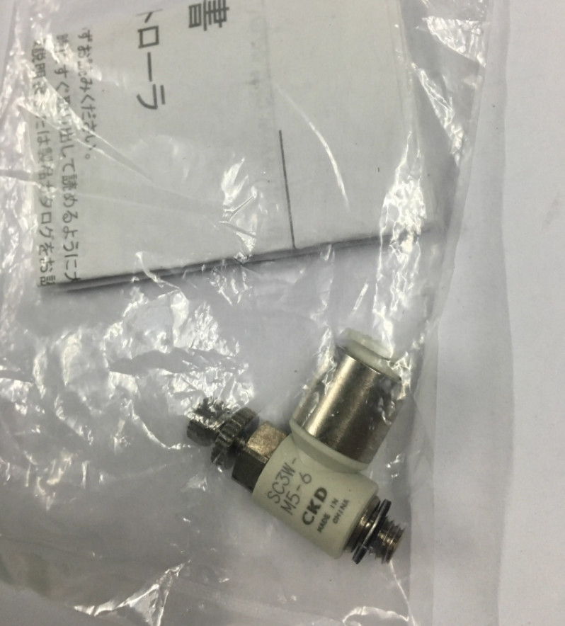 1PC NEW CKD Throttle valve SC3W-M5-6 #LL