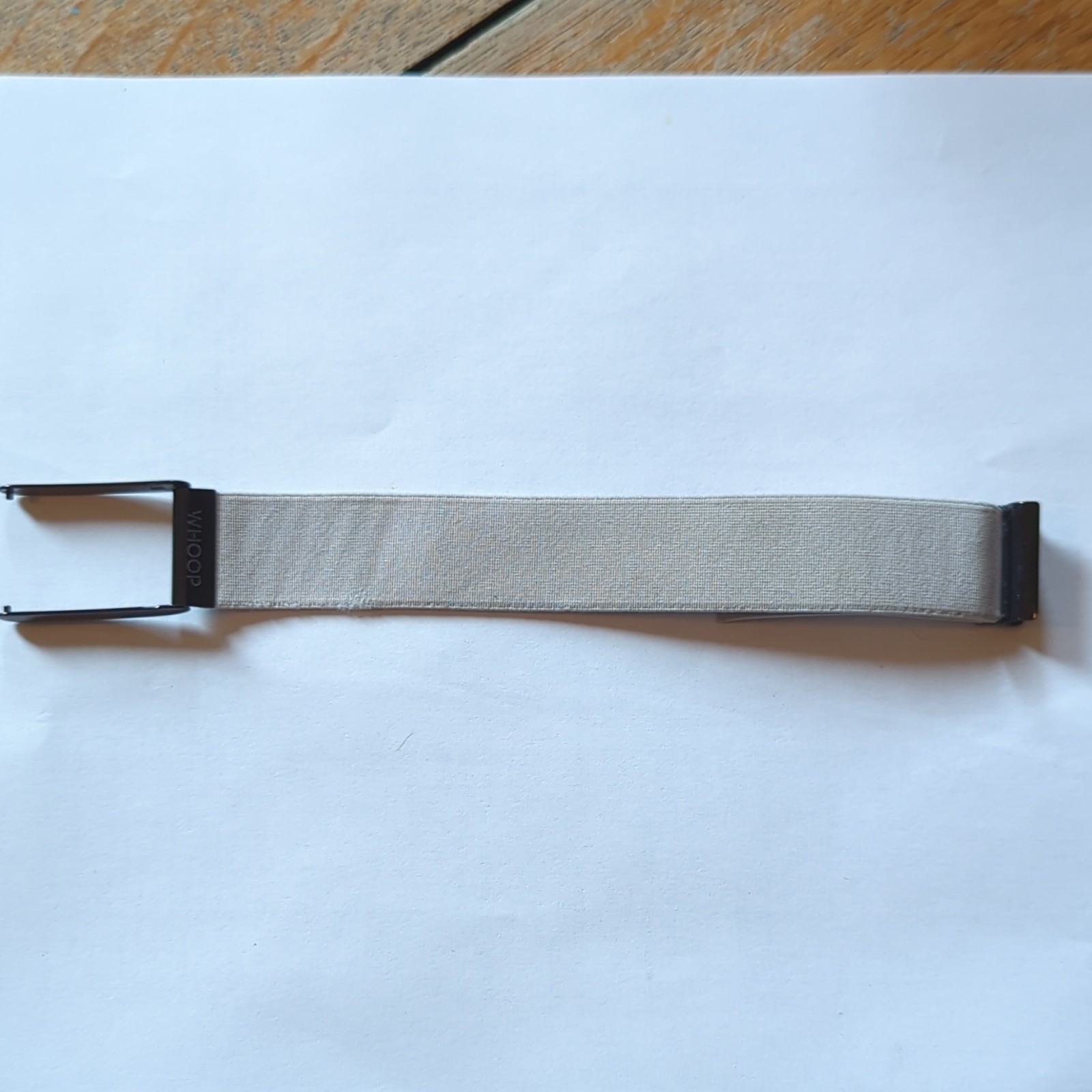 WHOOP Fabric Replacement Band Strap - Beige with Black Clasp