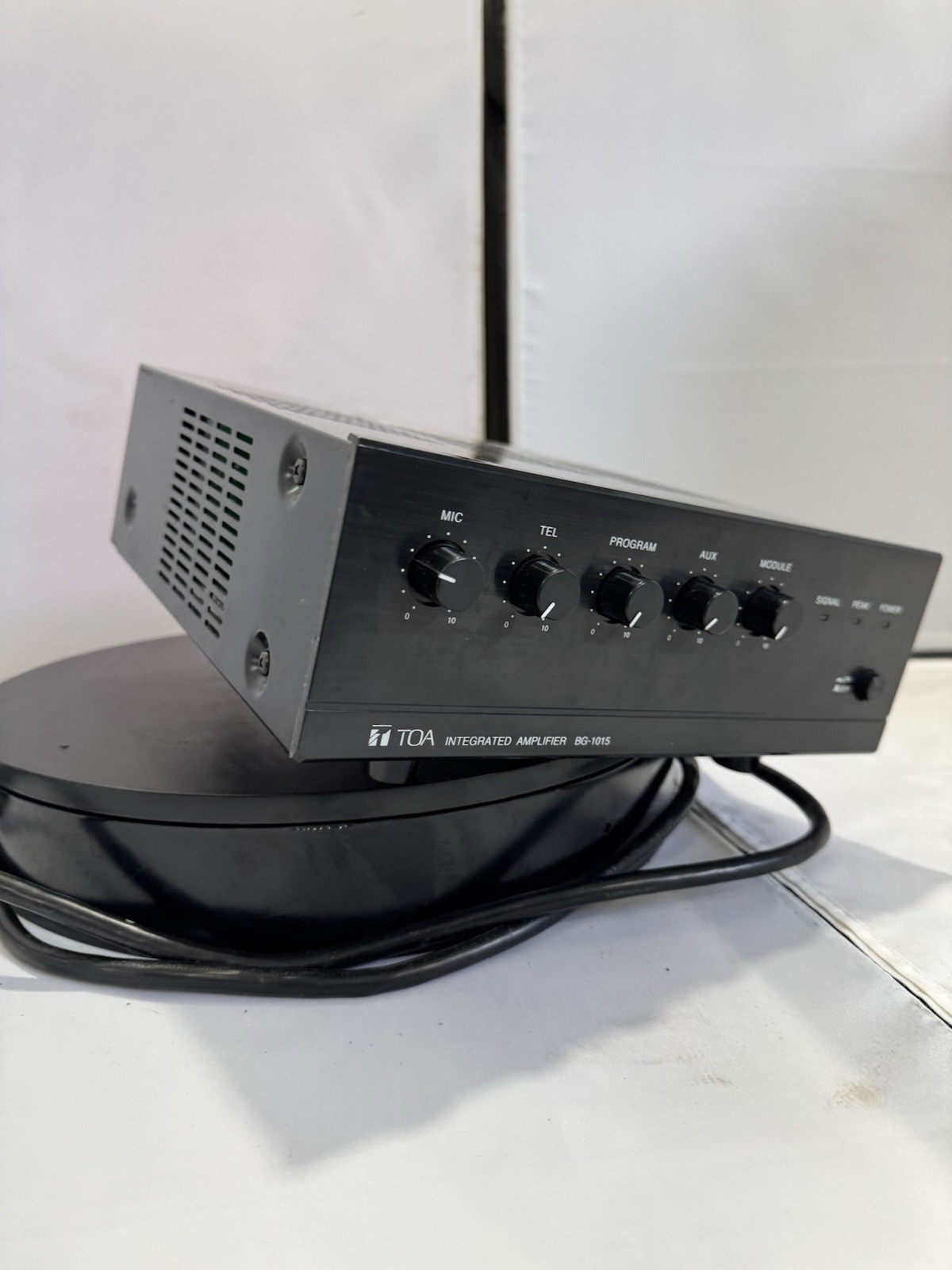 TOA BG-1015 15W 5-Channel Commercial Mixer Amplifier 70V 25V Paging BGM On-Hold