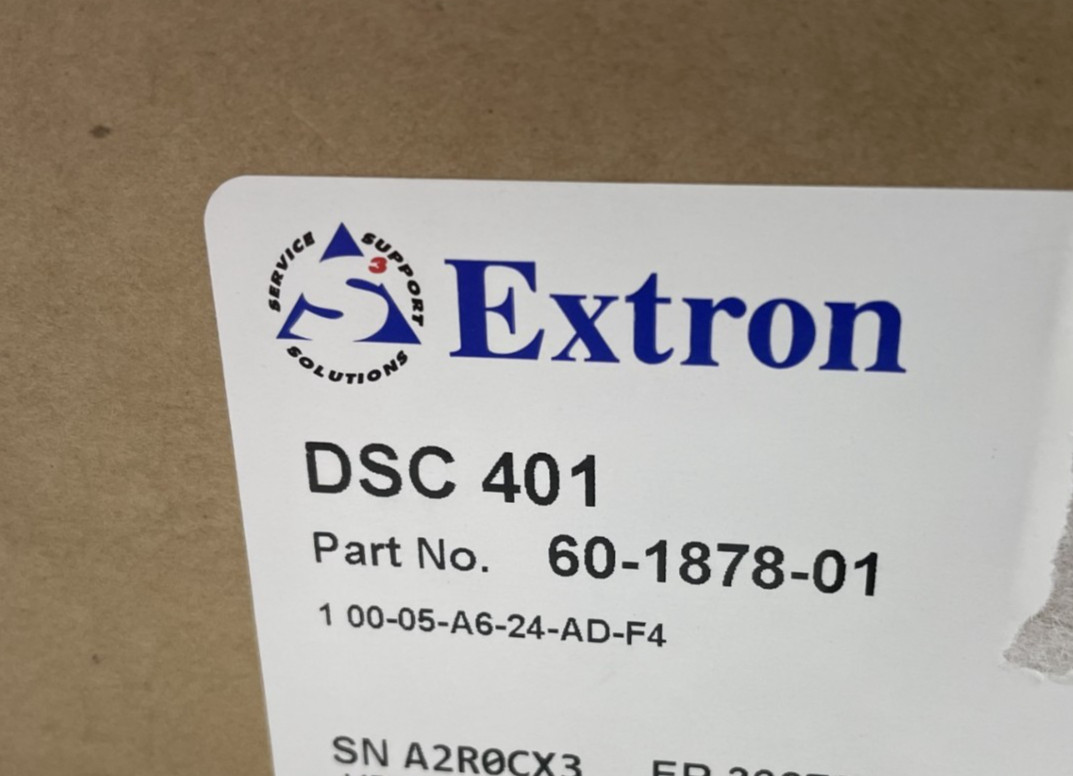 Extron DSC 401 4K/60 HDMI to HDMI Scaler Resolution Conversion System 60-1878-01