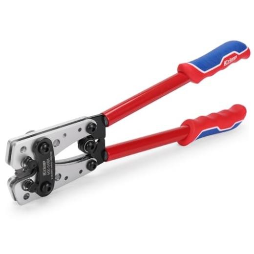 iCrimp Cable Lug Crimping Tool for Heavy Duty Wire Lugs AWG 8-1/0 | HX-50BI