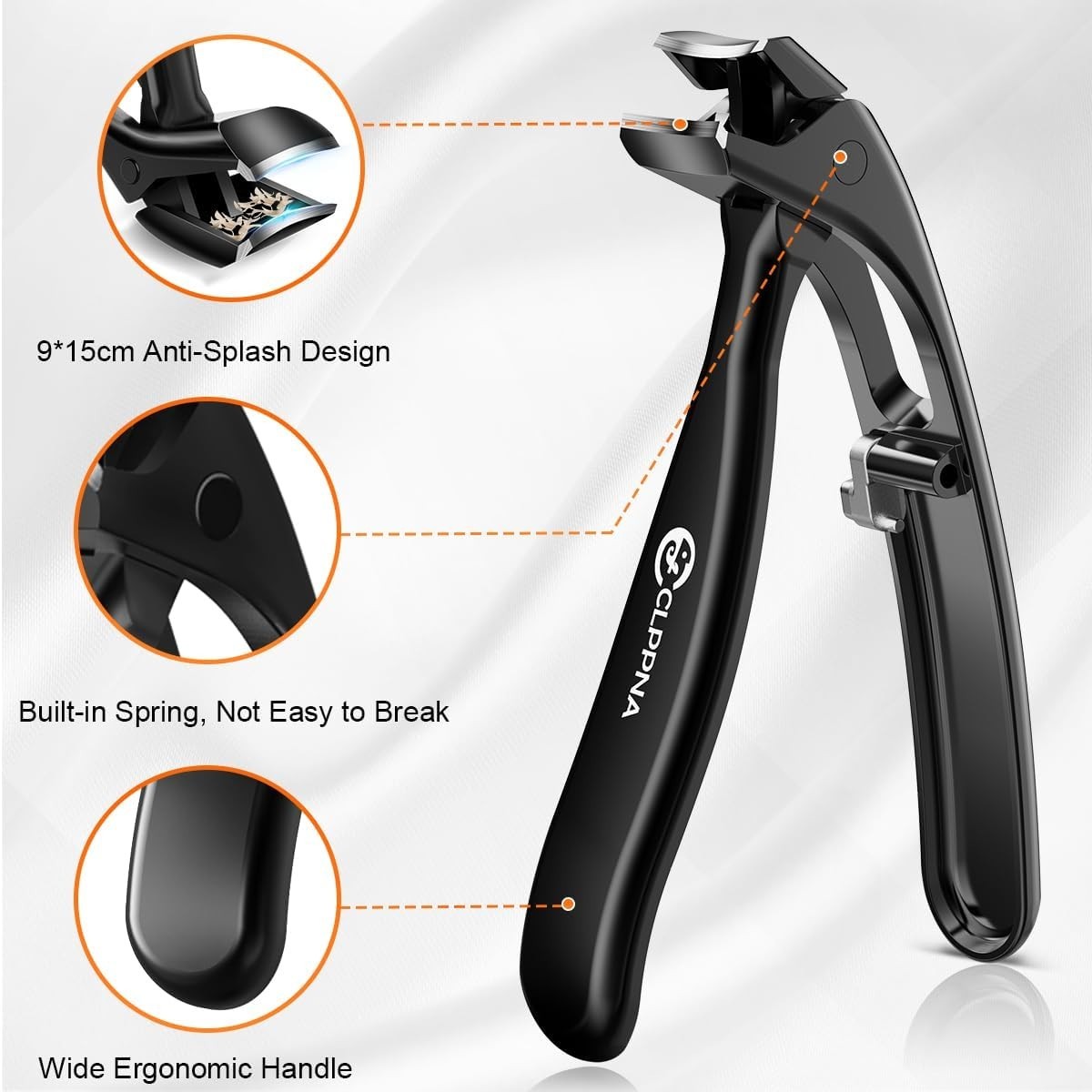 Toenail Clippers for Seniors Thick Toenails, 2024 Upgrade Angled Head Large Toe