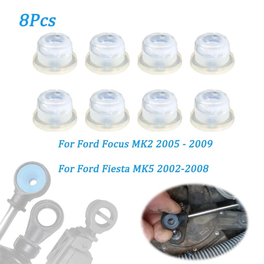 8Pcs AT MT Gear Shift Cable Linkage Bushing Repair Kit For Ford Focus Fiesta