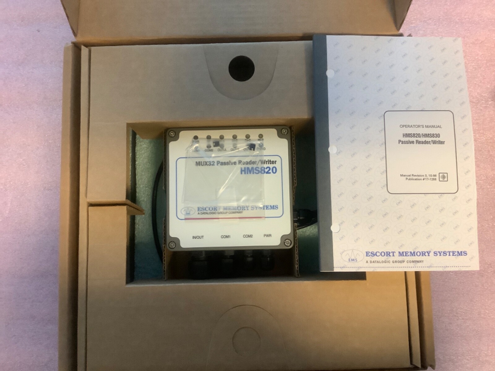 Escort Memory Systems MUX32 Passive Reader/Writer HMS820 NIB