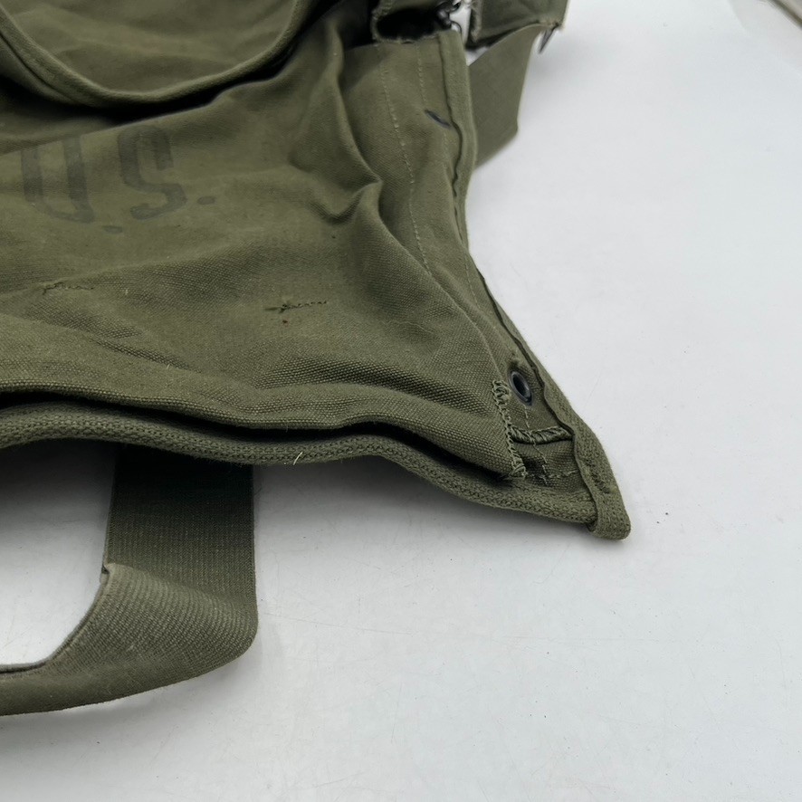 Vintage U.S. ARMY Map Dispatch? Field Bag Case Crossbody Strap Olive Green
