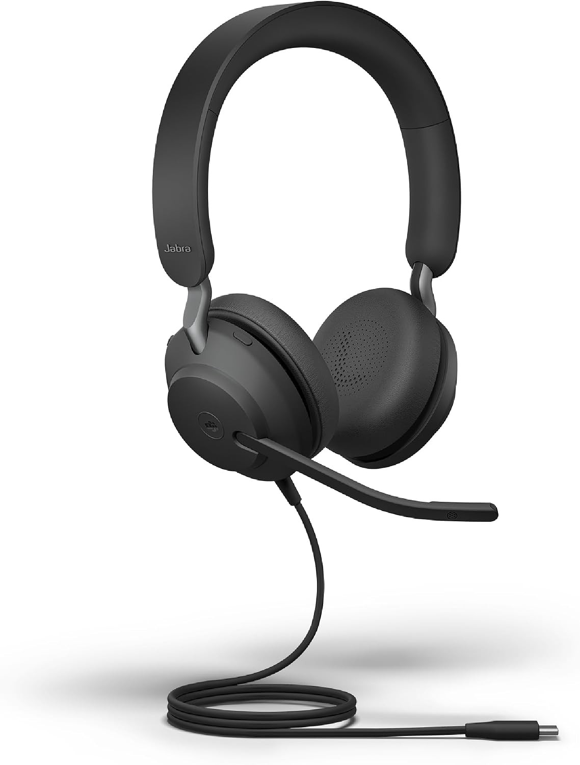 Jabra Evolve2 40 Stereo Headset (UC, USB-C) - Black