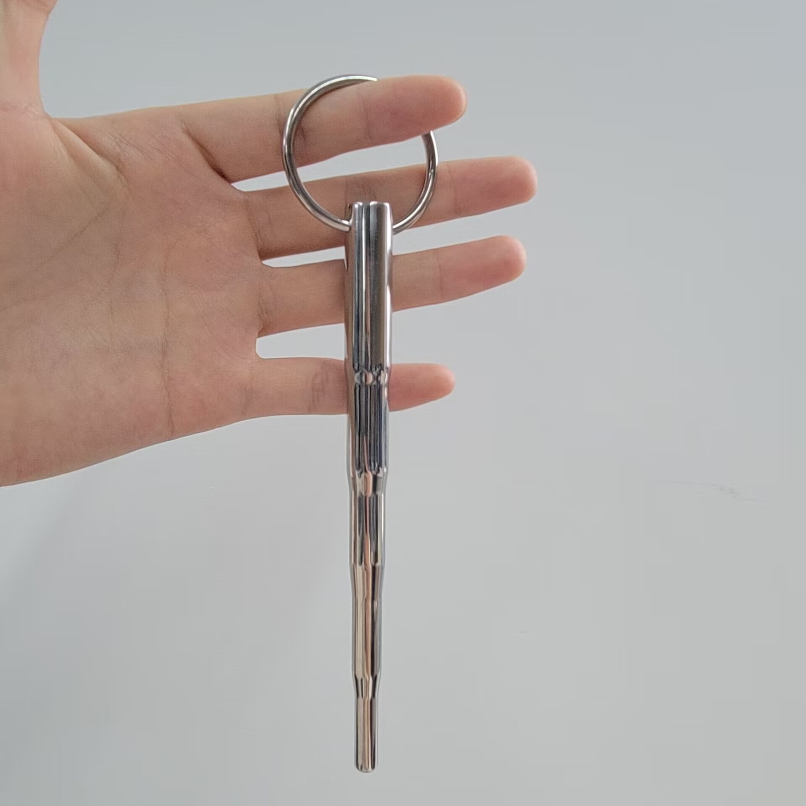 Male Stretcher Plug Stainless Steel bondage Sounding ring insertPlug