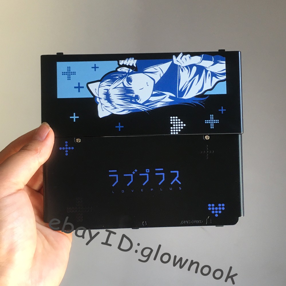 Rare Custom Love Plus Themed Replacement Housing Shell for New Nintendo 3DS