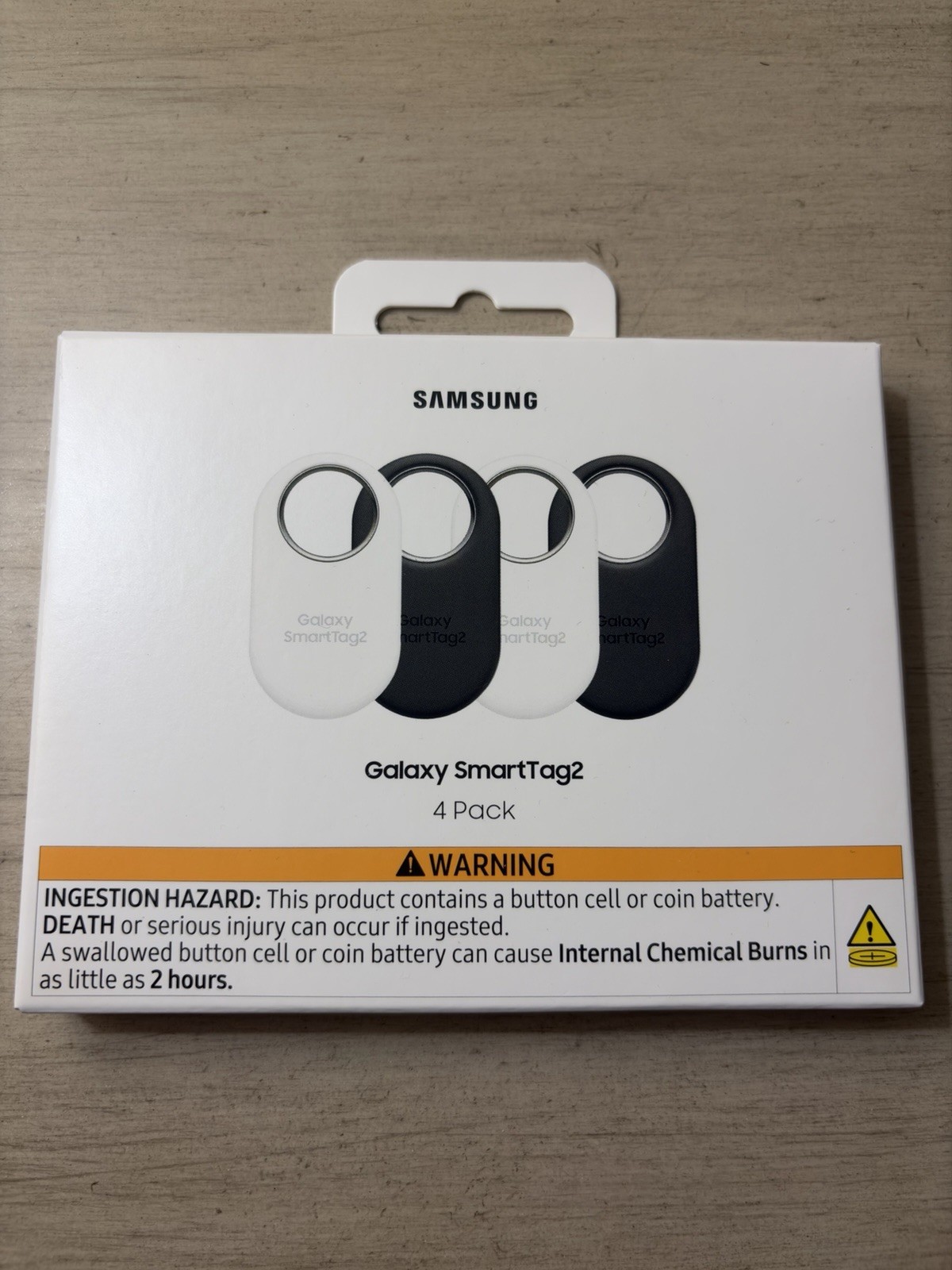 Samsung SmartTag2 Bluetooth Tracker - Black & White