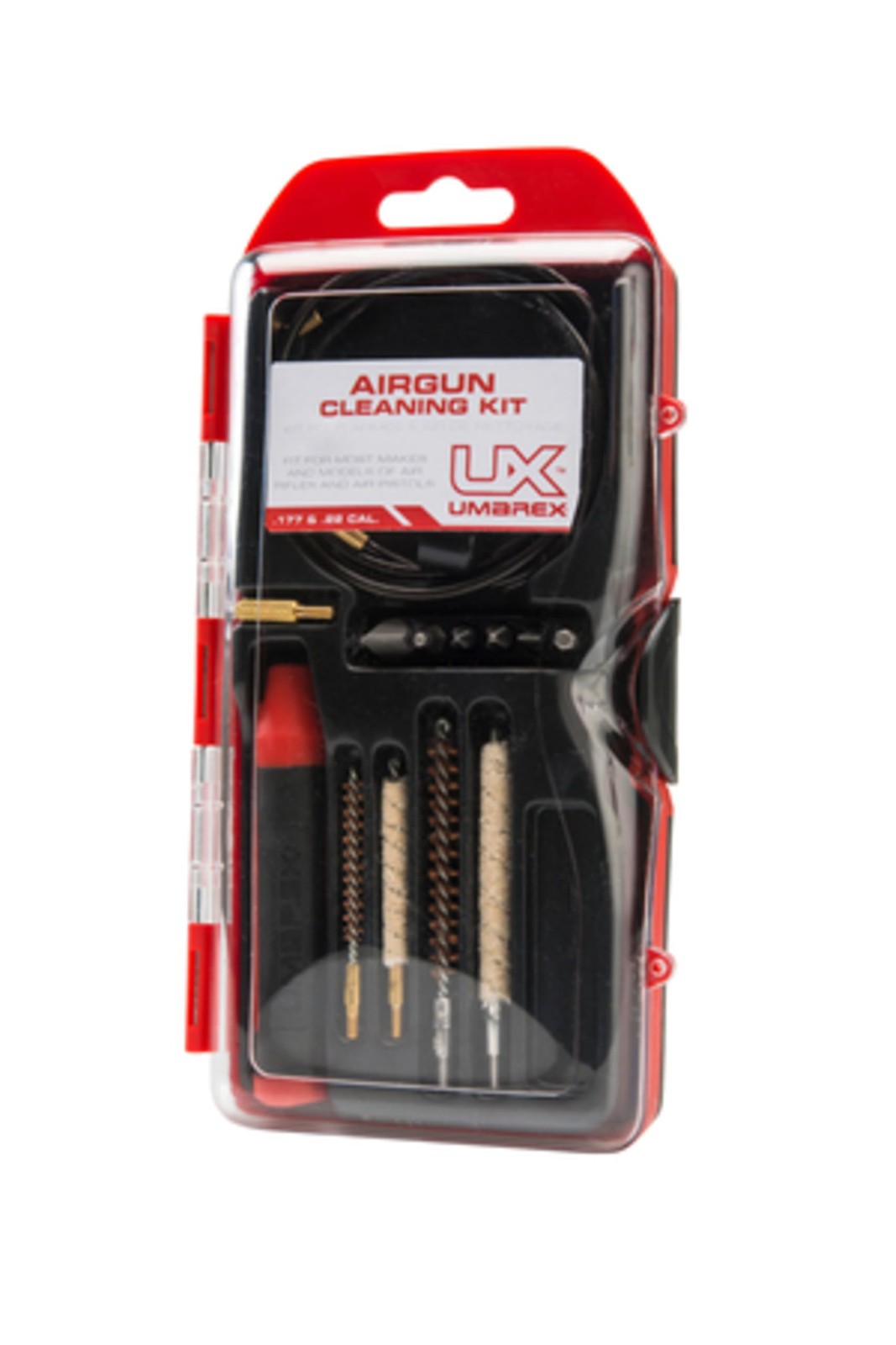 Umarex .177 & .22 Cal Air Gun Cleaning Kit – Rod, Brushes, Mops, Pellets, Driver