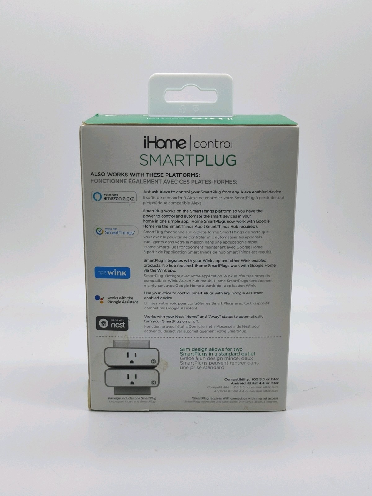 iHome ISP6 Wifi Smartplug Home Bedroom String Light IOS HomeKit APP Control NEW