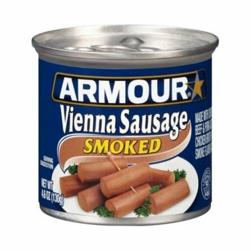 Armour Star Vienna Sausage, Smoked, Canned Sausage, 4.6 OZ [Pack of 24]