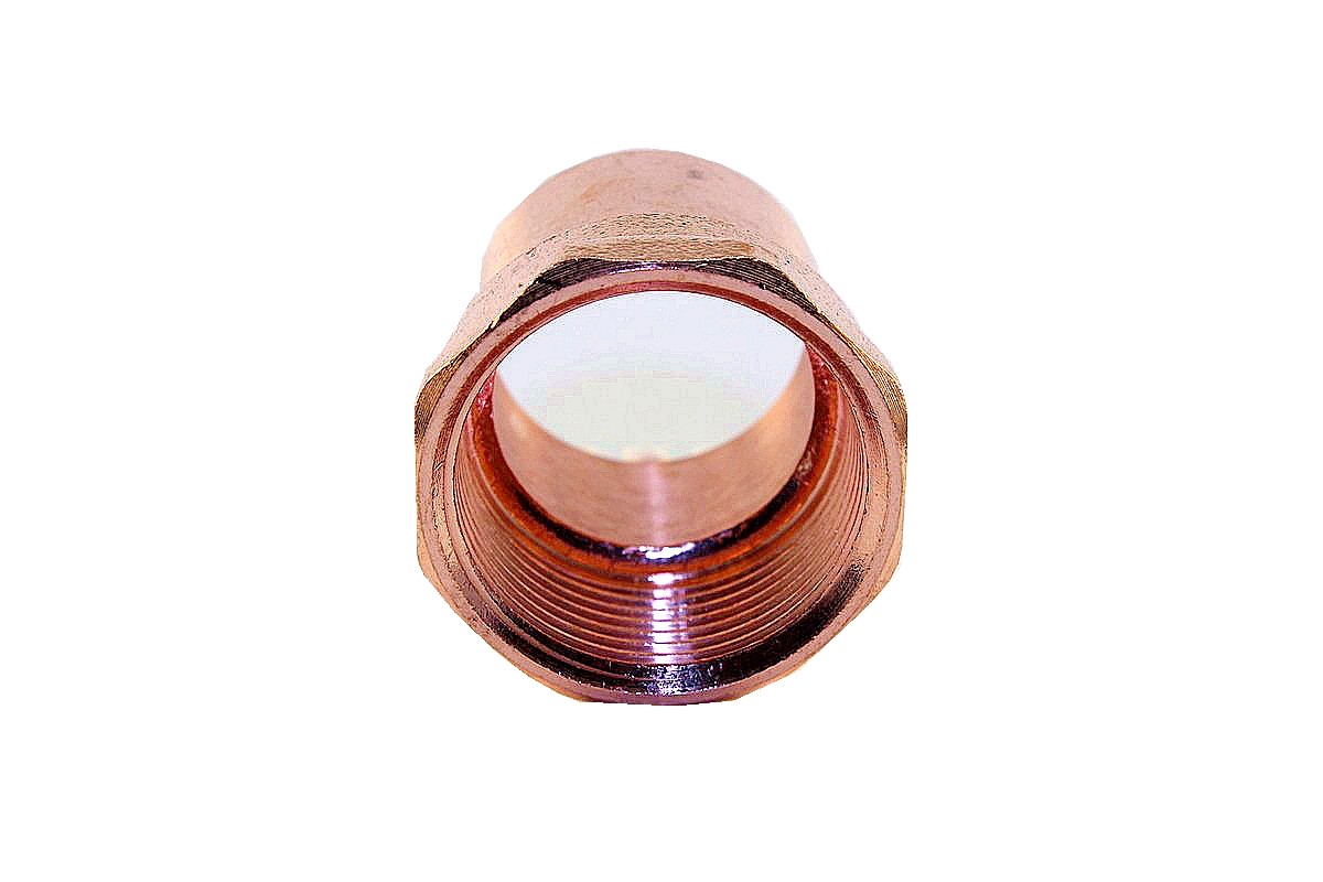 Libra Supply 3/8 inch,3/8'', 3/8-inch Wrought Copper Female Adapter CxFIP, 10pcs