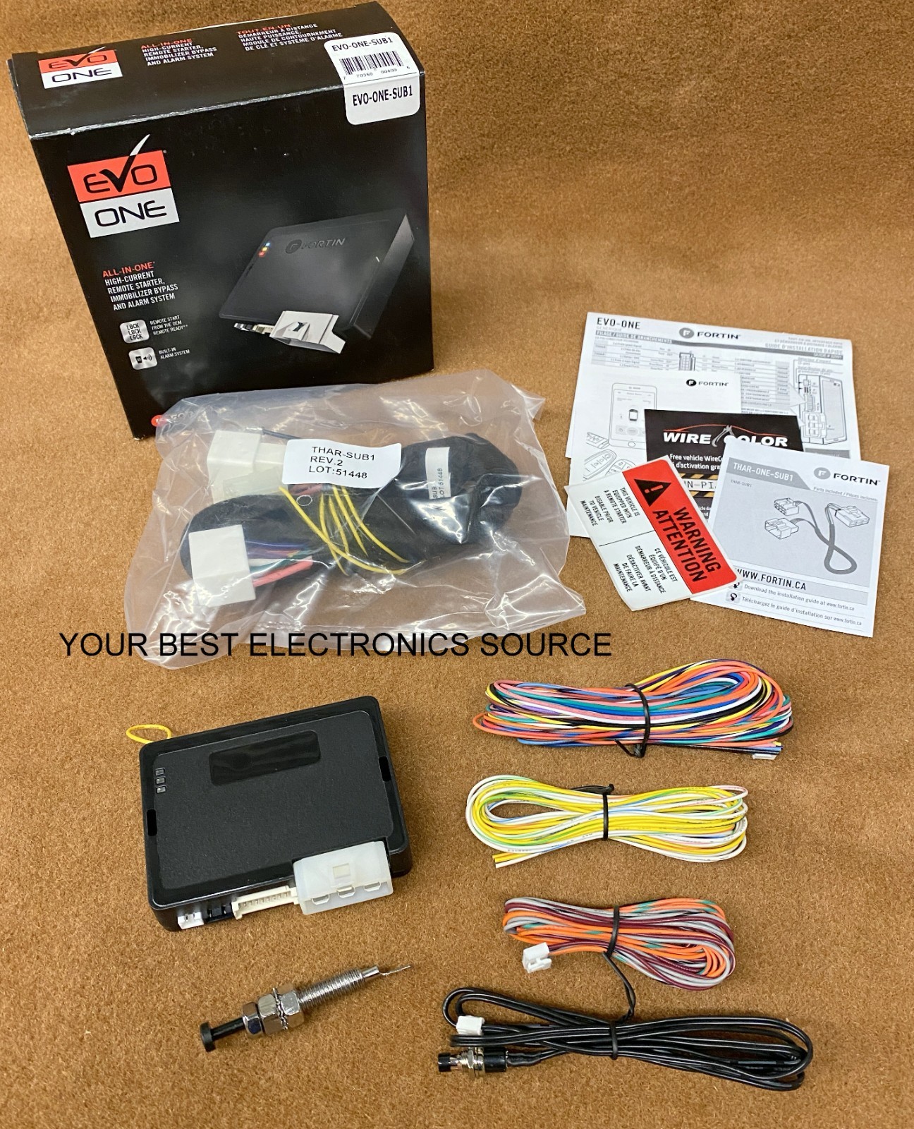 NEW Fortin EVO-ONE-SUB1 Remote Start System Select 2012+ Subaru Vehicles