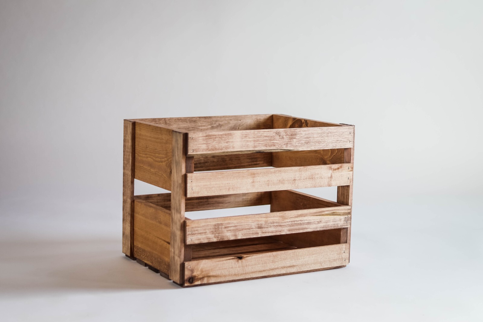 Darla's Studio 66 Vinyl Record Holder Wooden Crate