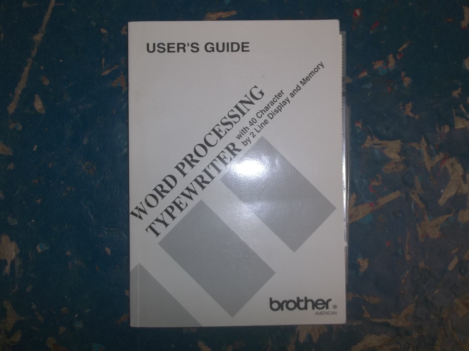 Brother Word Processing Typewriter Manual