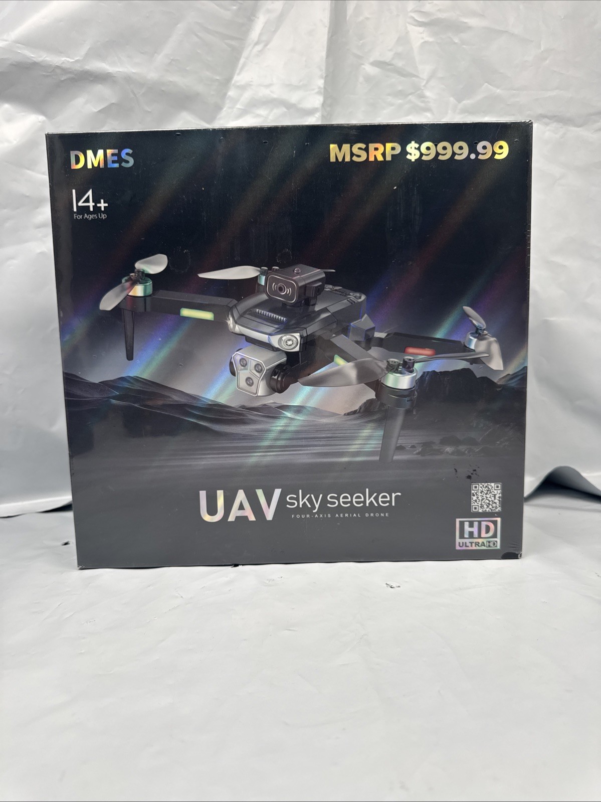 DMES SMS MAX UAV Sky Seeker P19 Quadcopter Drone 4K HD Camera Headless Mode C3 P