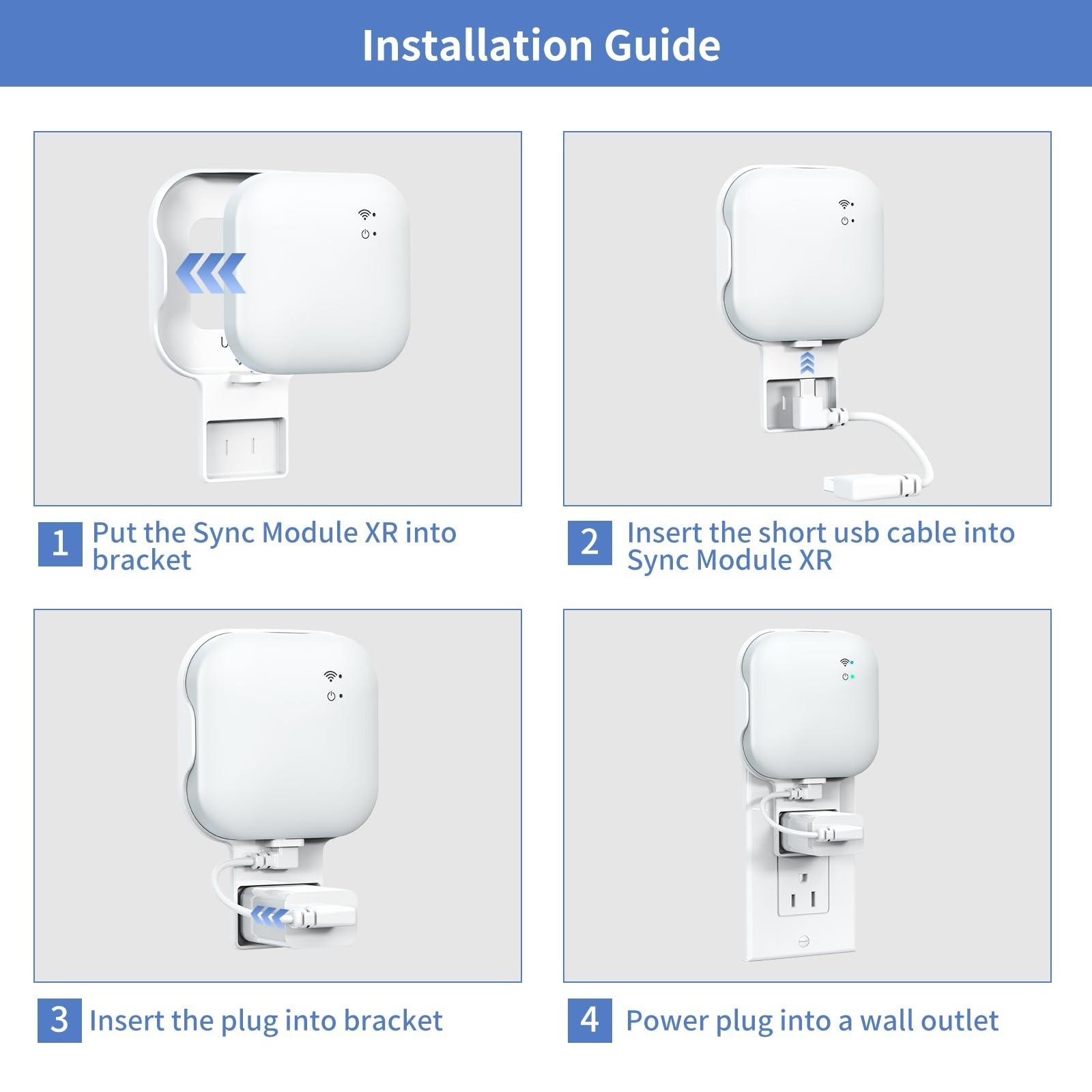 256GB MicroSD Card & Wall Mount for Blink Security Cameras