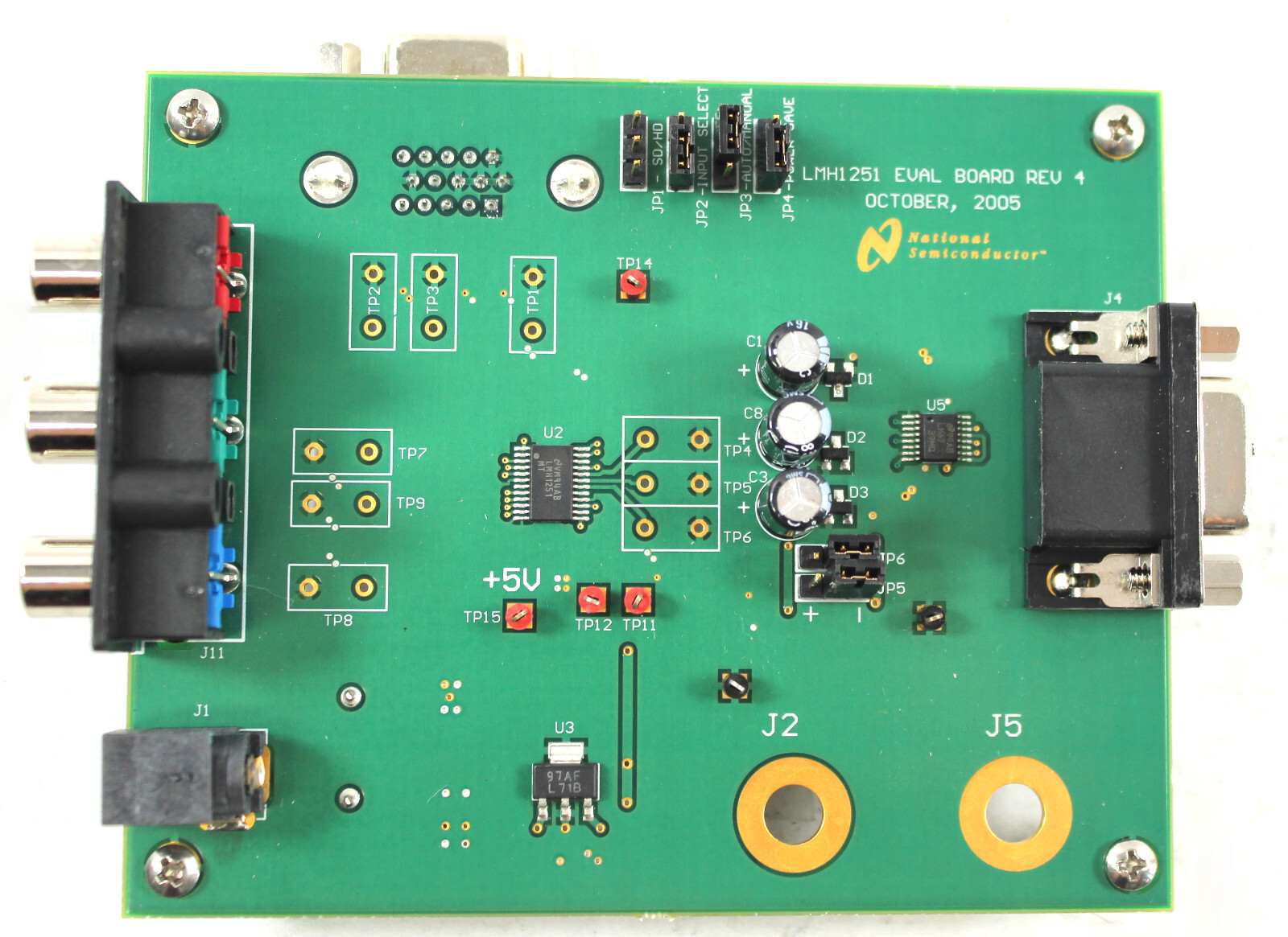 National Semiconductor LM1251 Eval Board Mixed Signal Oscilloscope 551012649-003