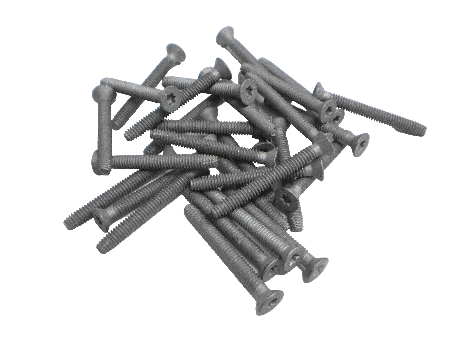 Lot of 175 - PLATED 1/4" x 2.5" Torx Self Tapping Trailer Wood Deck Screws W/Bit