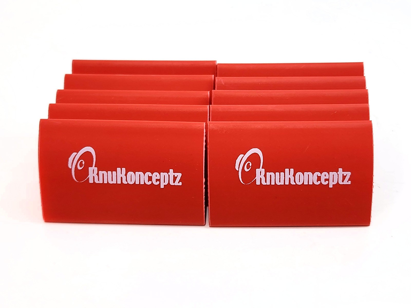 KnuKonceptz Red 3/4" 4 Gauge 3:1 Heat Shrink Tubing w/ Adhesive Glue 10 Pack