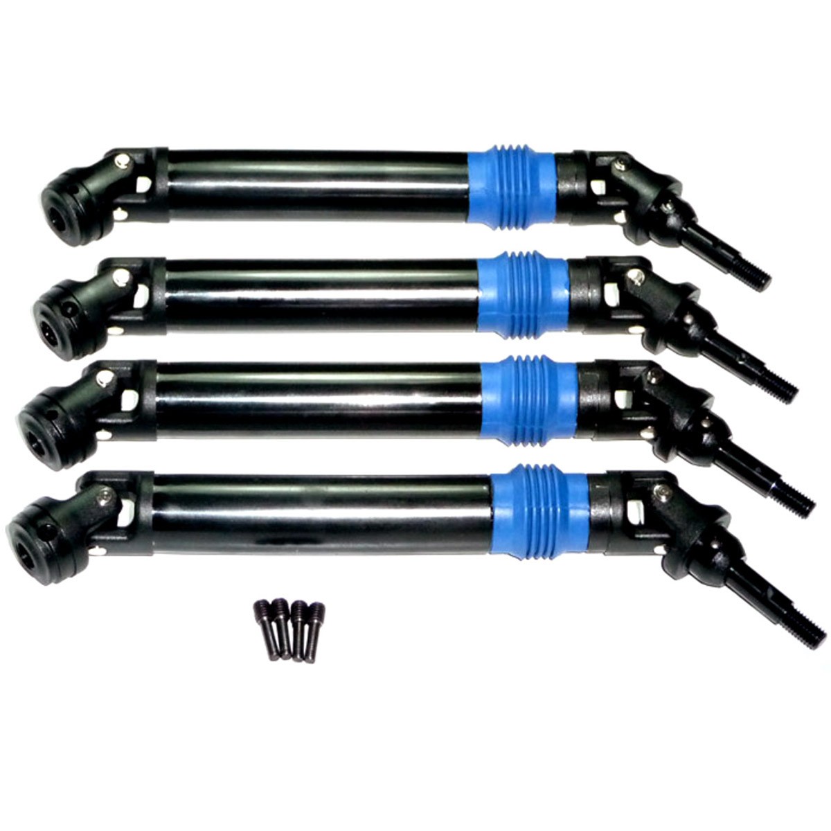 Traxxas 1/10 E-Revo Brushless *FRONT & REAR DRIVE SHAFTS, AXLES, U-JOINTS & YOKE