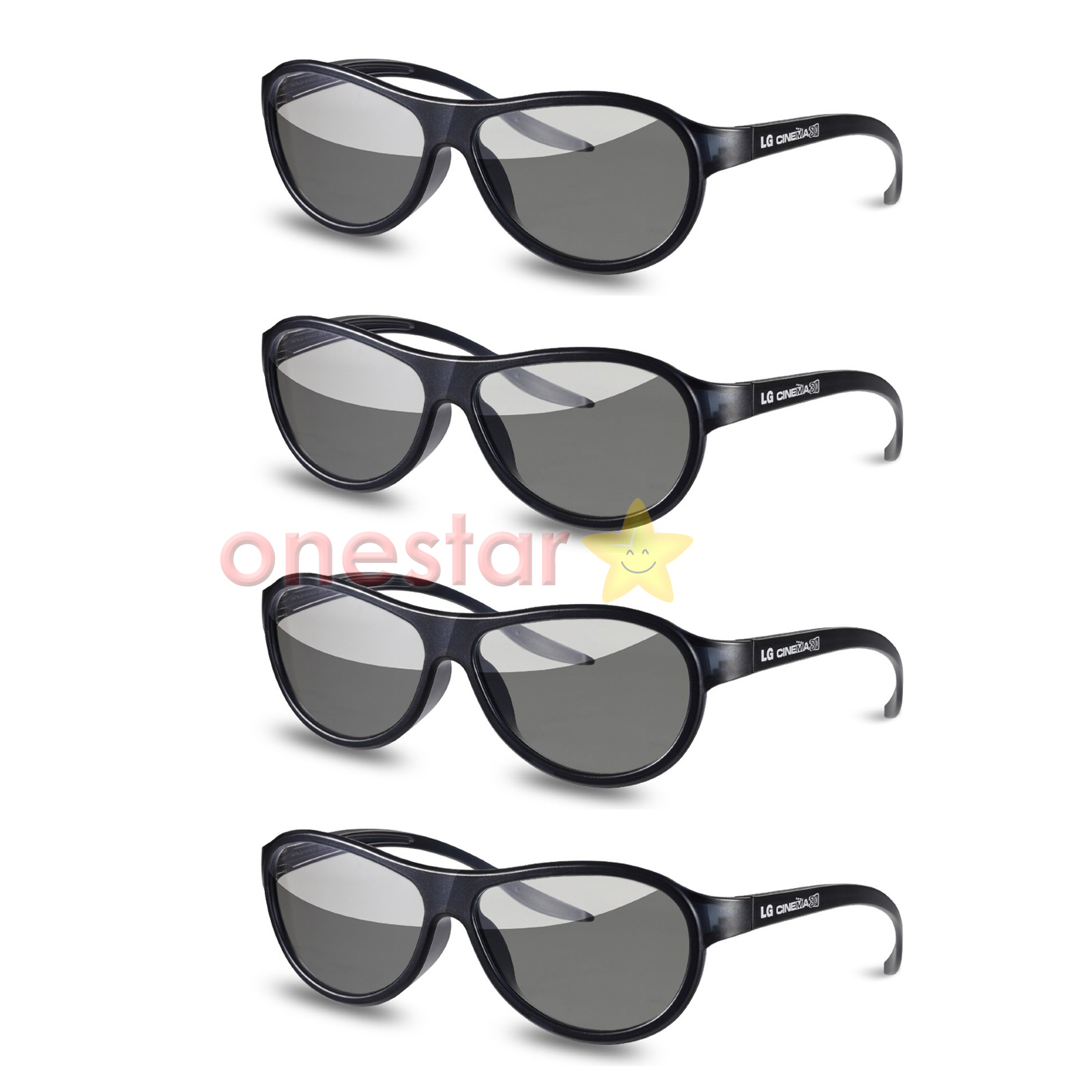 4pcs AG-F310 3D Glasses Polarized Passive Glasses For LG TCL Samsung SONY Konka