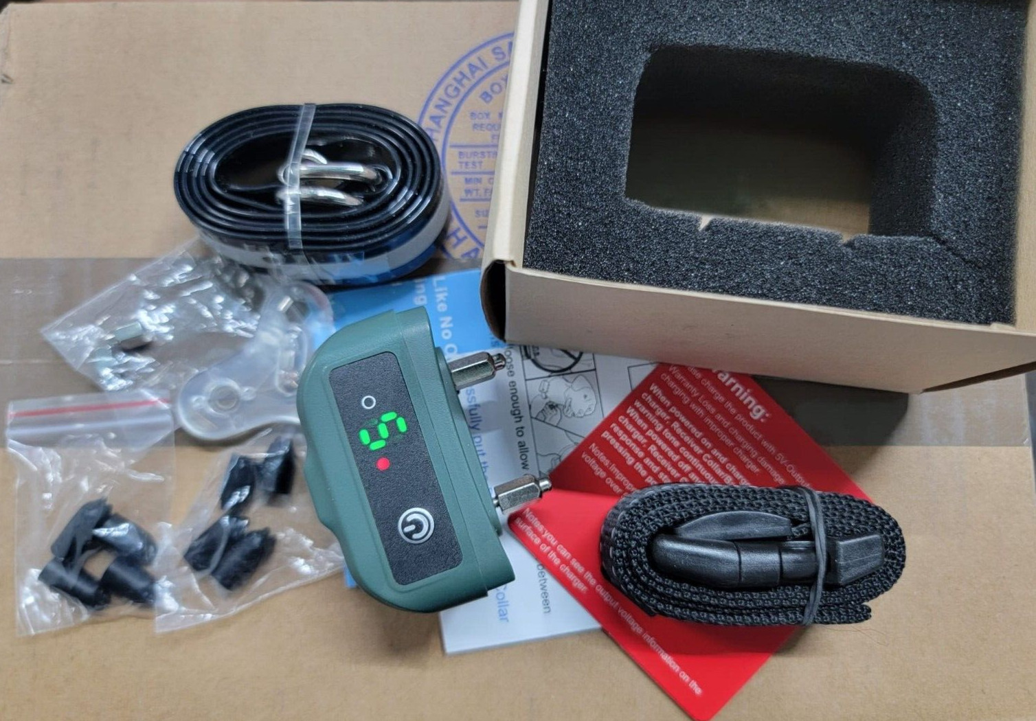 TBI Pro V3 Rechargeable Smart Bark Collar IP67 Waterproof Beep Vibrate Shock