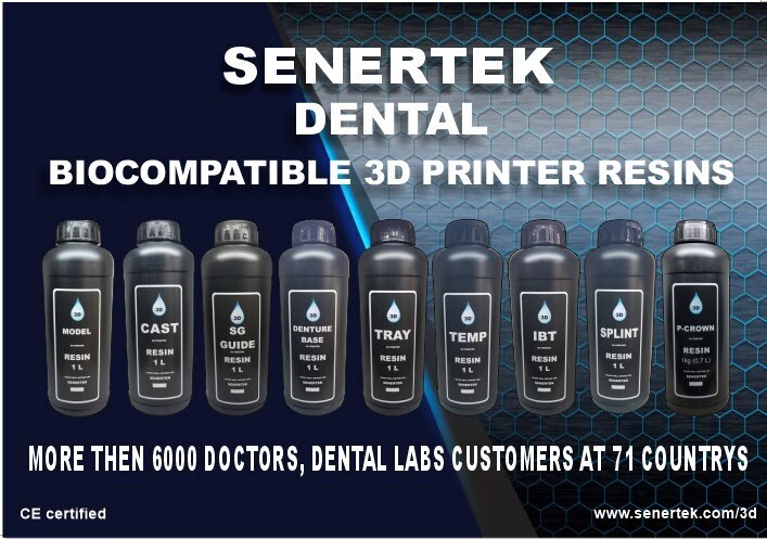DLP SLA LCD 3d printer high quality resin for dental models