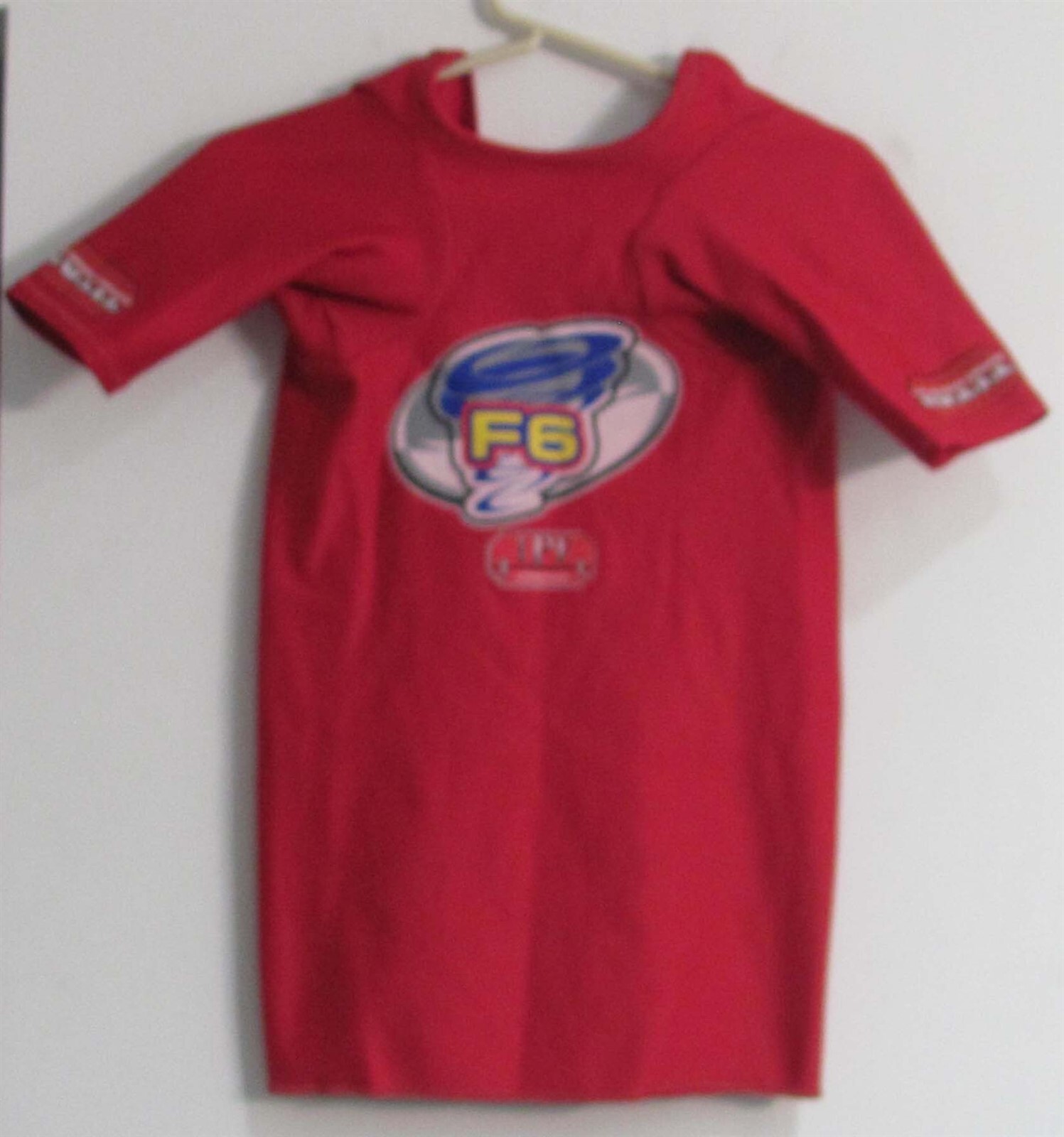 Titan Custom F-6 Bench Shirt Size 36 Chest/34 Arms Red (LU) Discontinued Color!