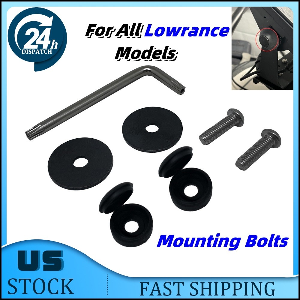 US For All Lowrance Tamper Resistance Gimbal Mounting Bolts Kit Theft Deterrent