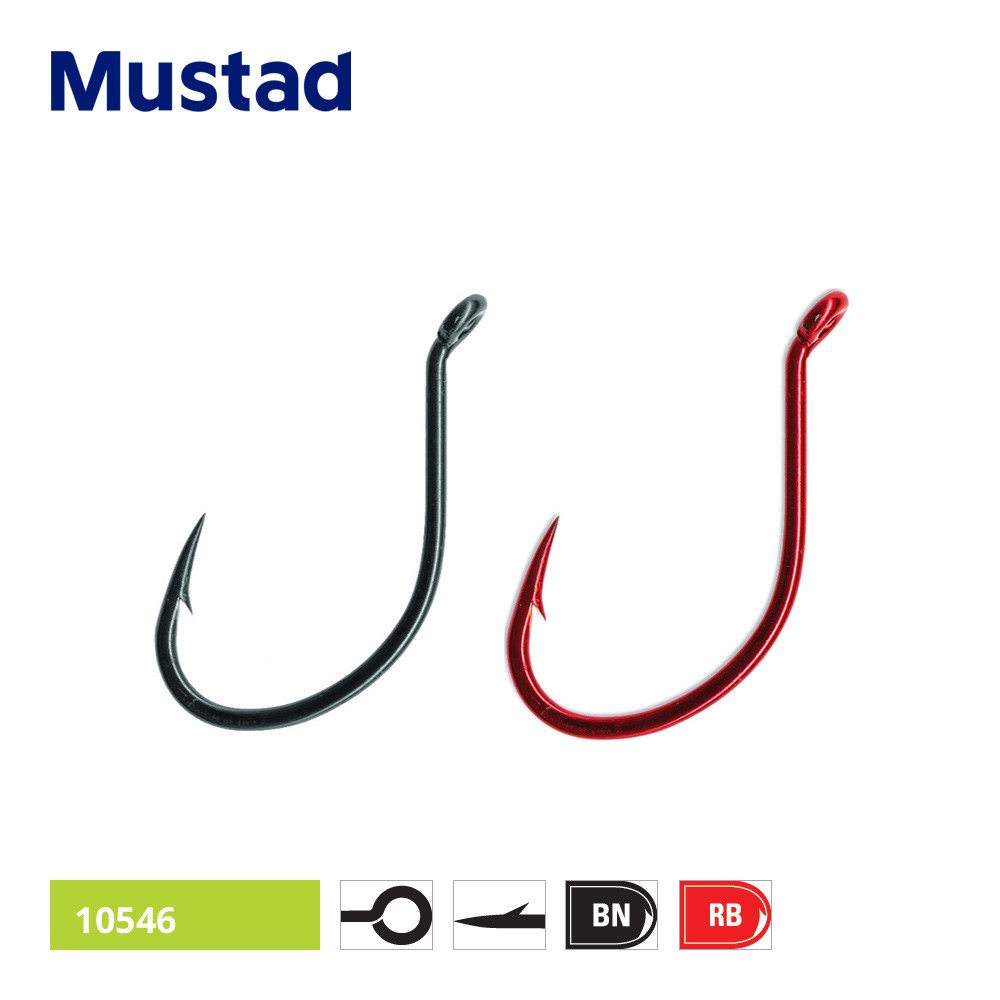 Mustad UltraPoint Drop Shot Hooks - Pike Perch Bass Wrasse Coarse Sea Fishing
