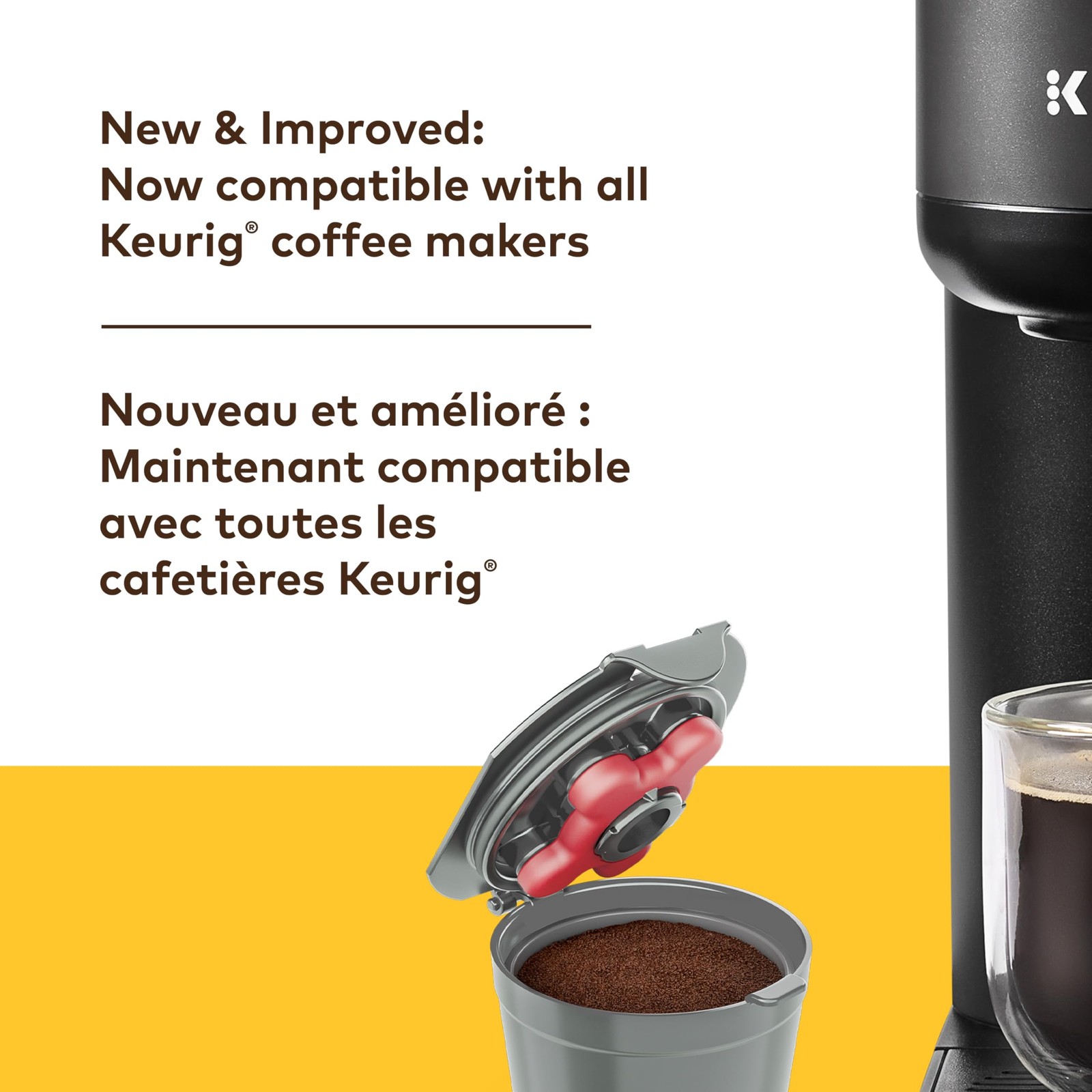 Filter Coffee K Cup Compatible My Model 611247405246 Reusable maker brewer