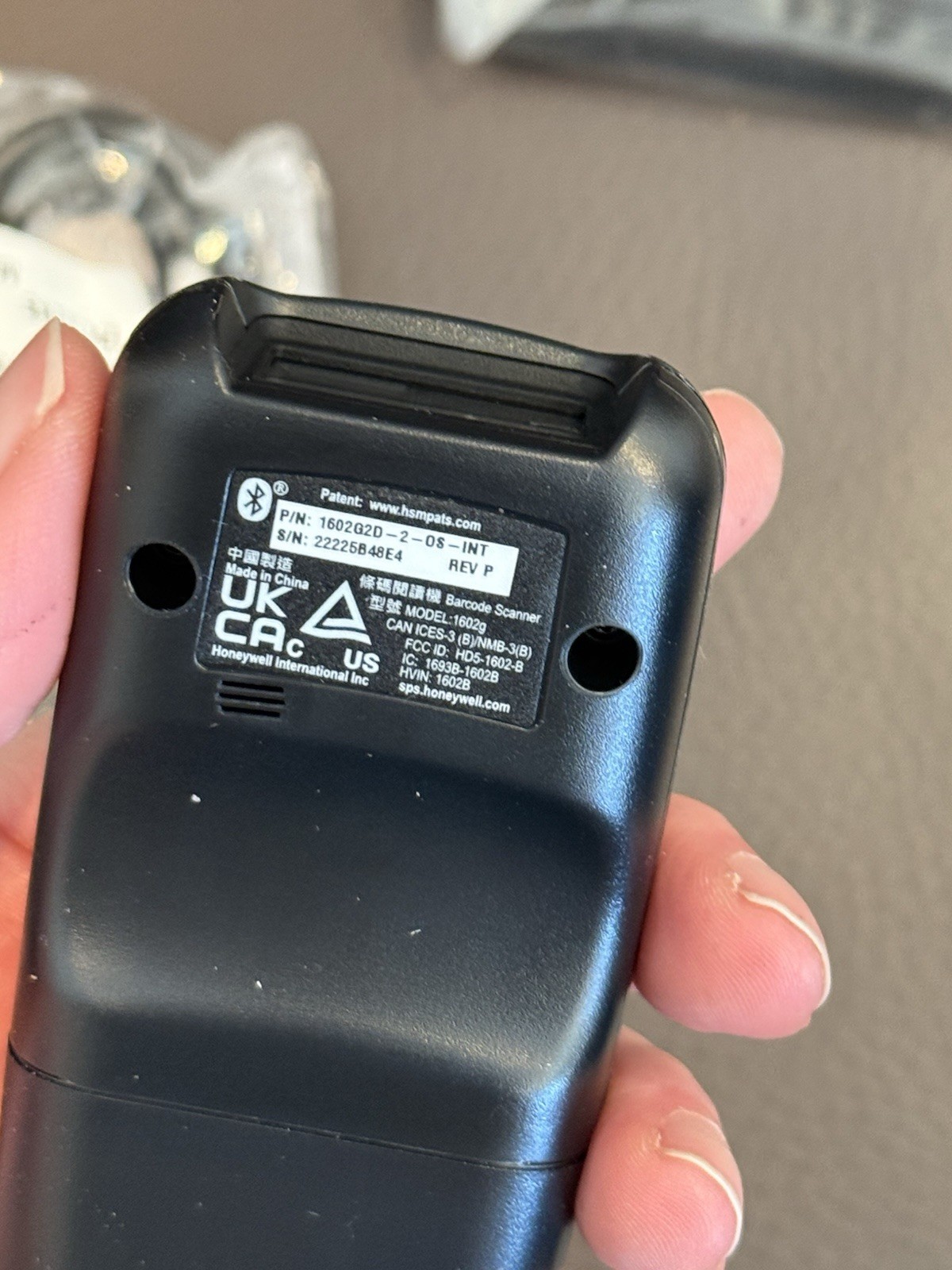 Honeywell 1602g Scanner