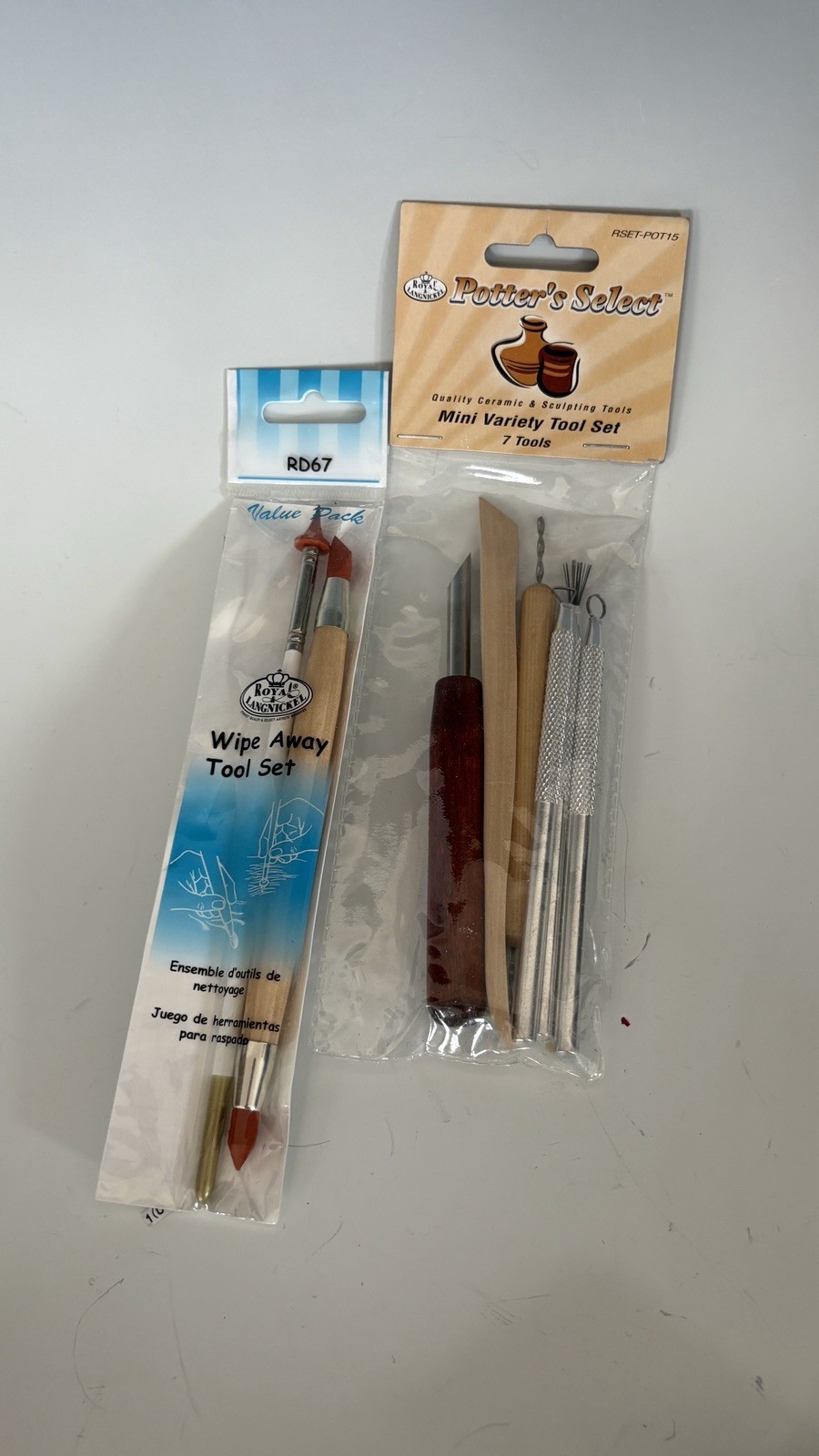 Royal Langnickel Lot Of 8 Tools &  Wipe Away Toolsfor Pottery