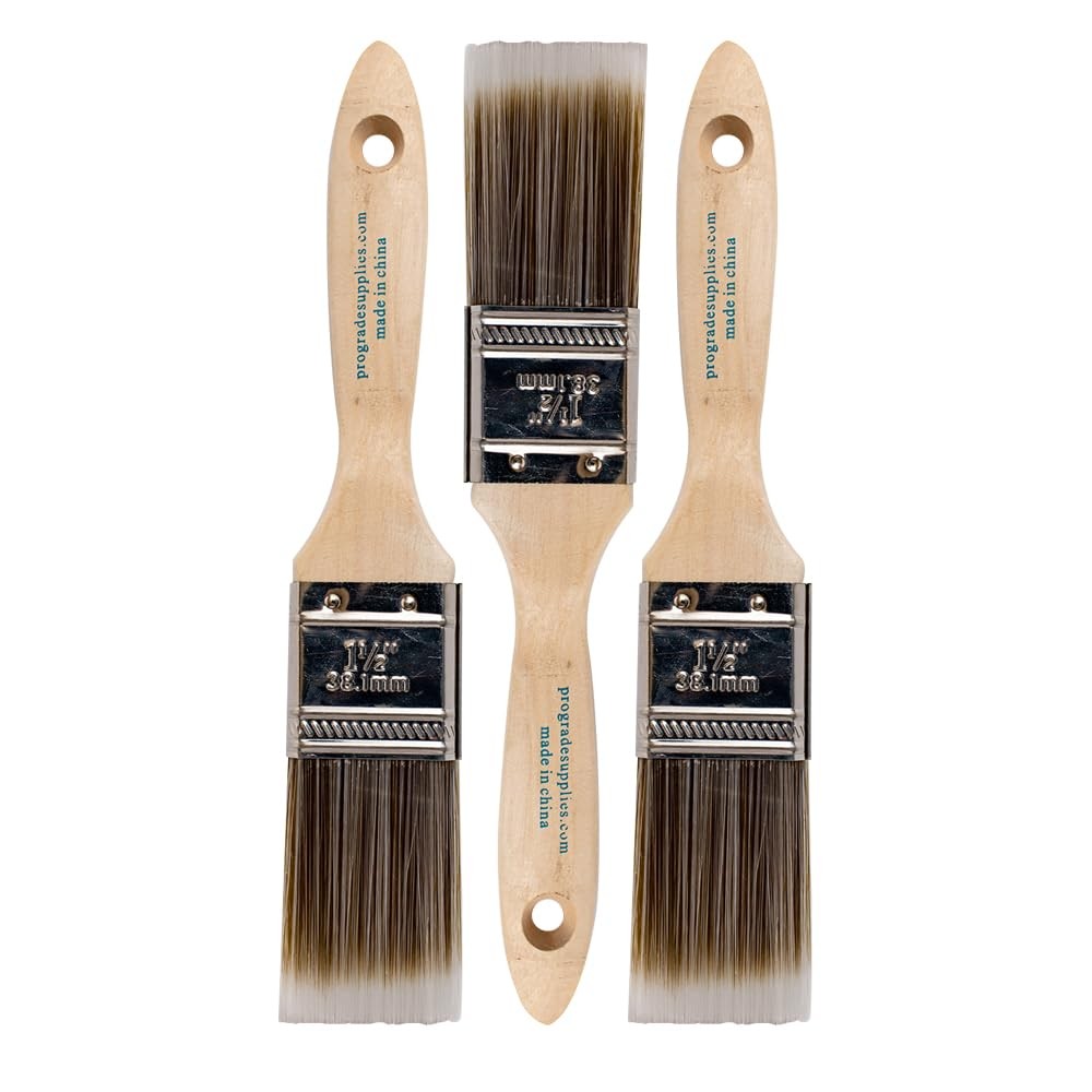 Paint Brushes 3ea 1.5" Brush S