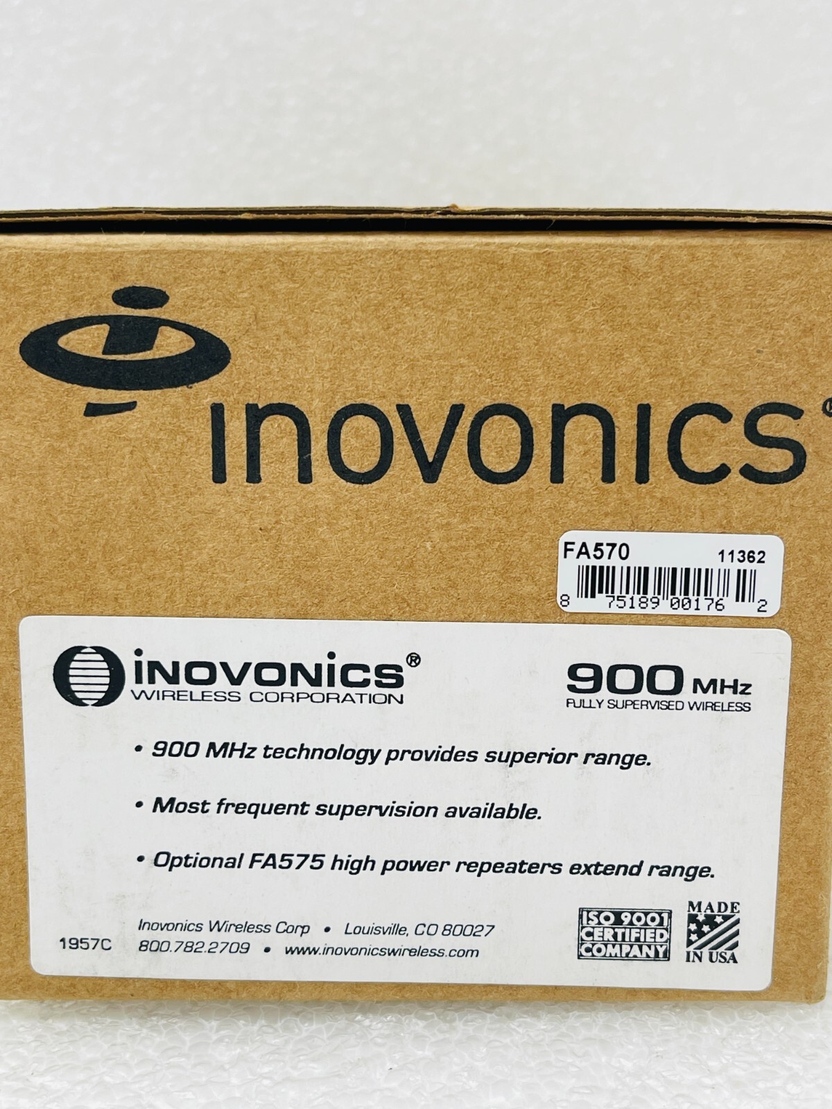 Inovonics FA570 900MHz Fully Supervised Wireless FA Reciever / LITTLE USE